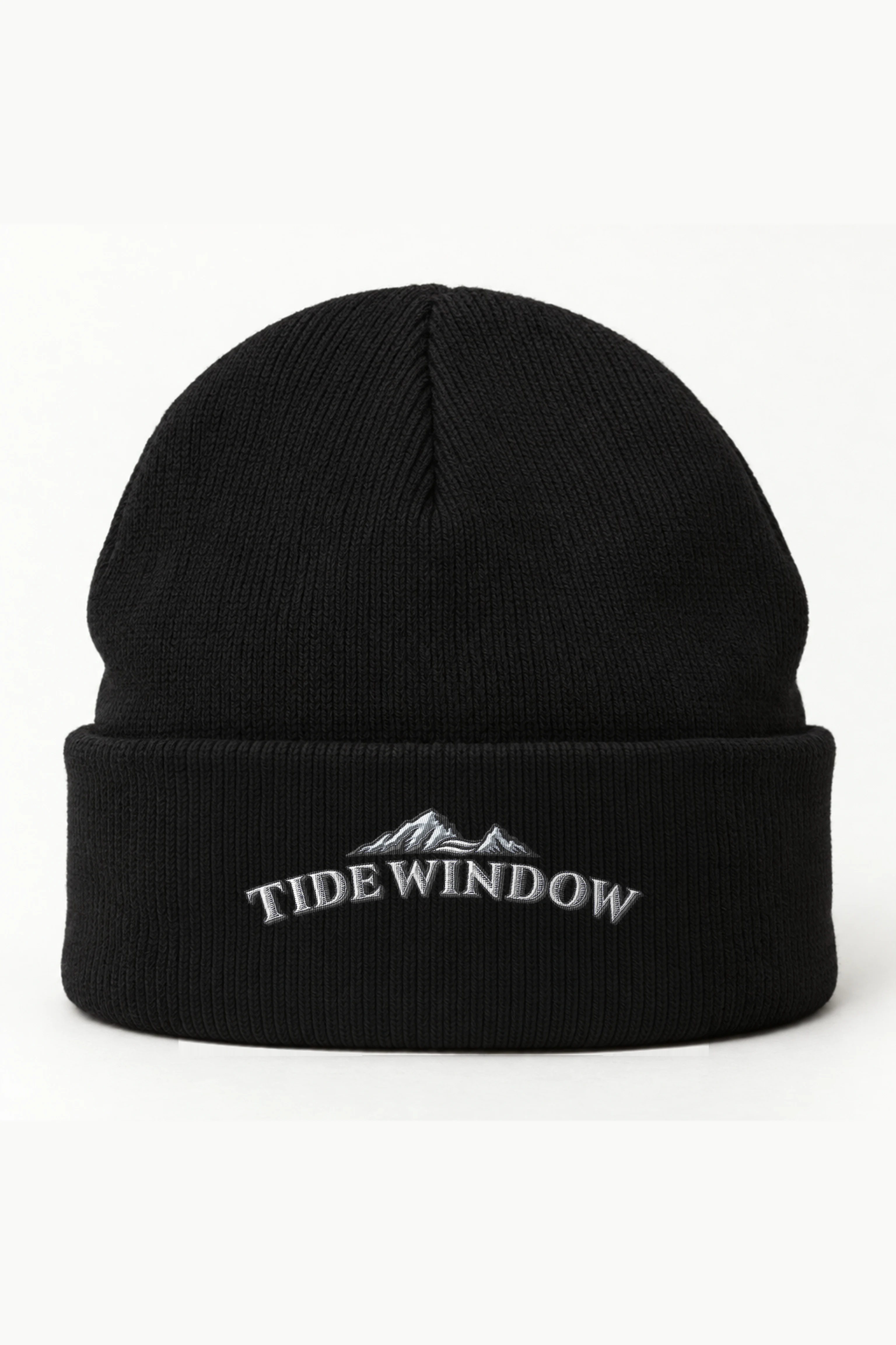 "Tide Window" Cuffed Beanie · Embroidered