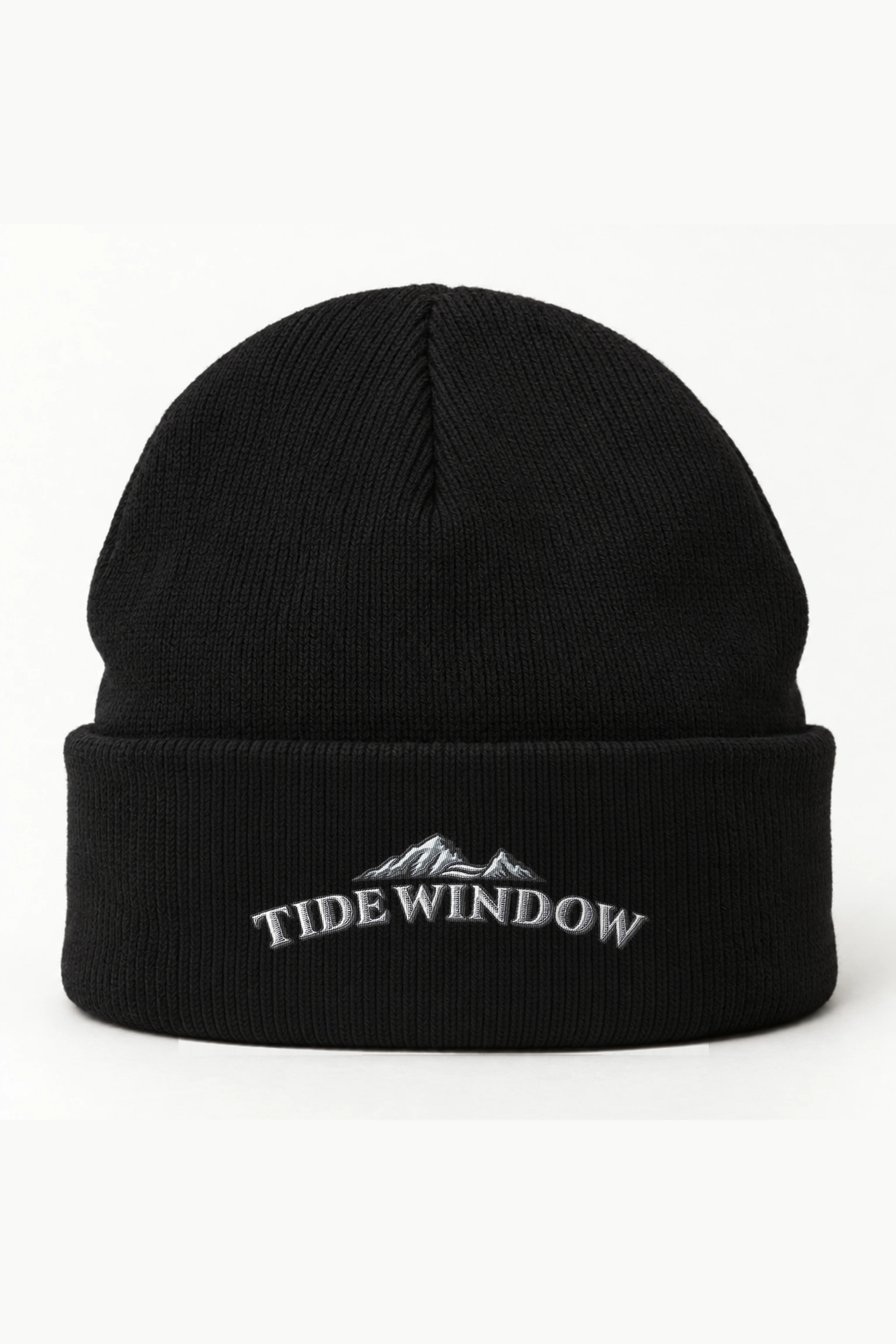 "Tide Window" Cuffed Beanie · Embroidered