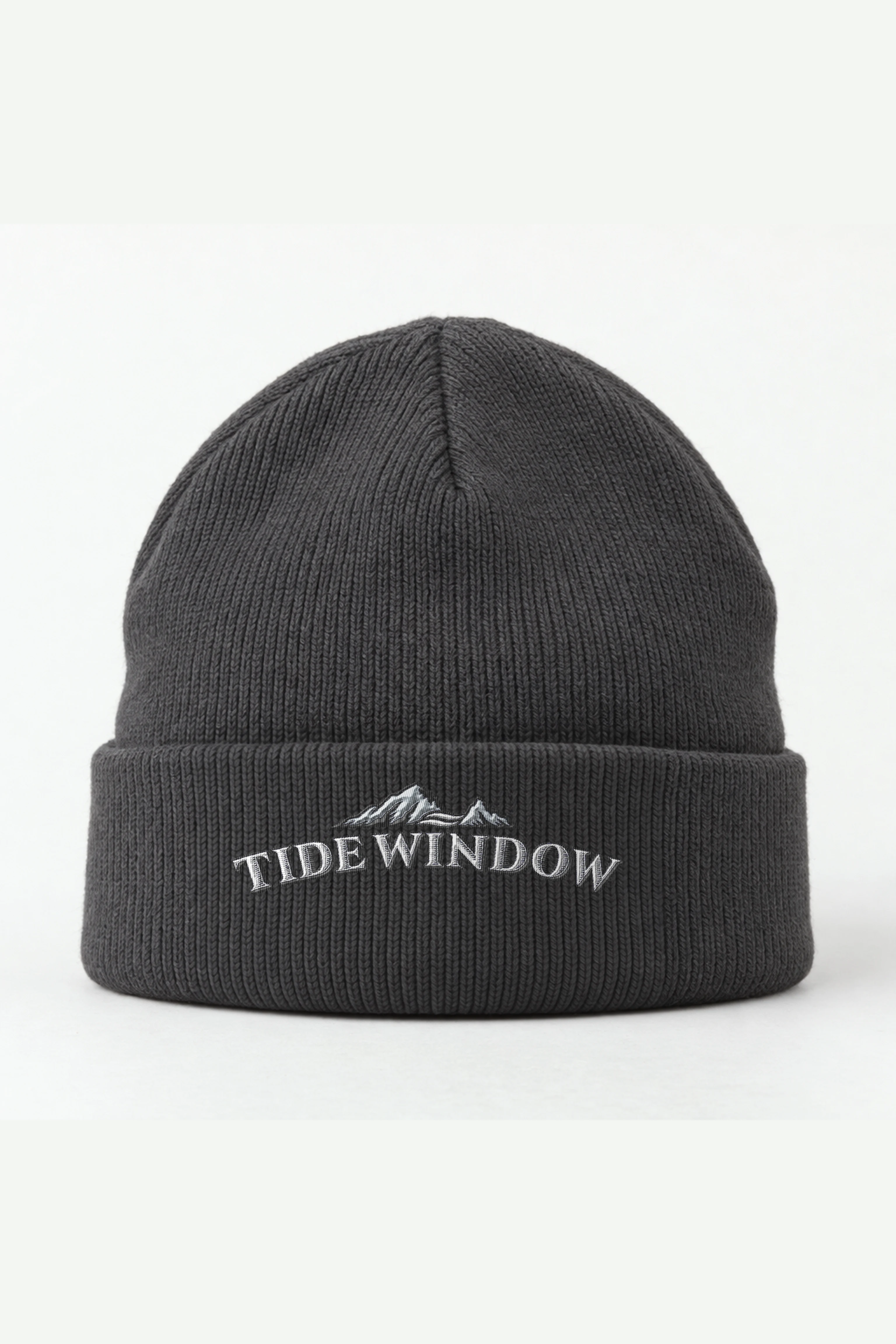 "Tide Window" Cuffed Beanie · Embroidered