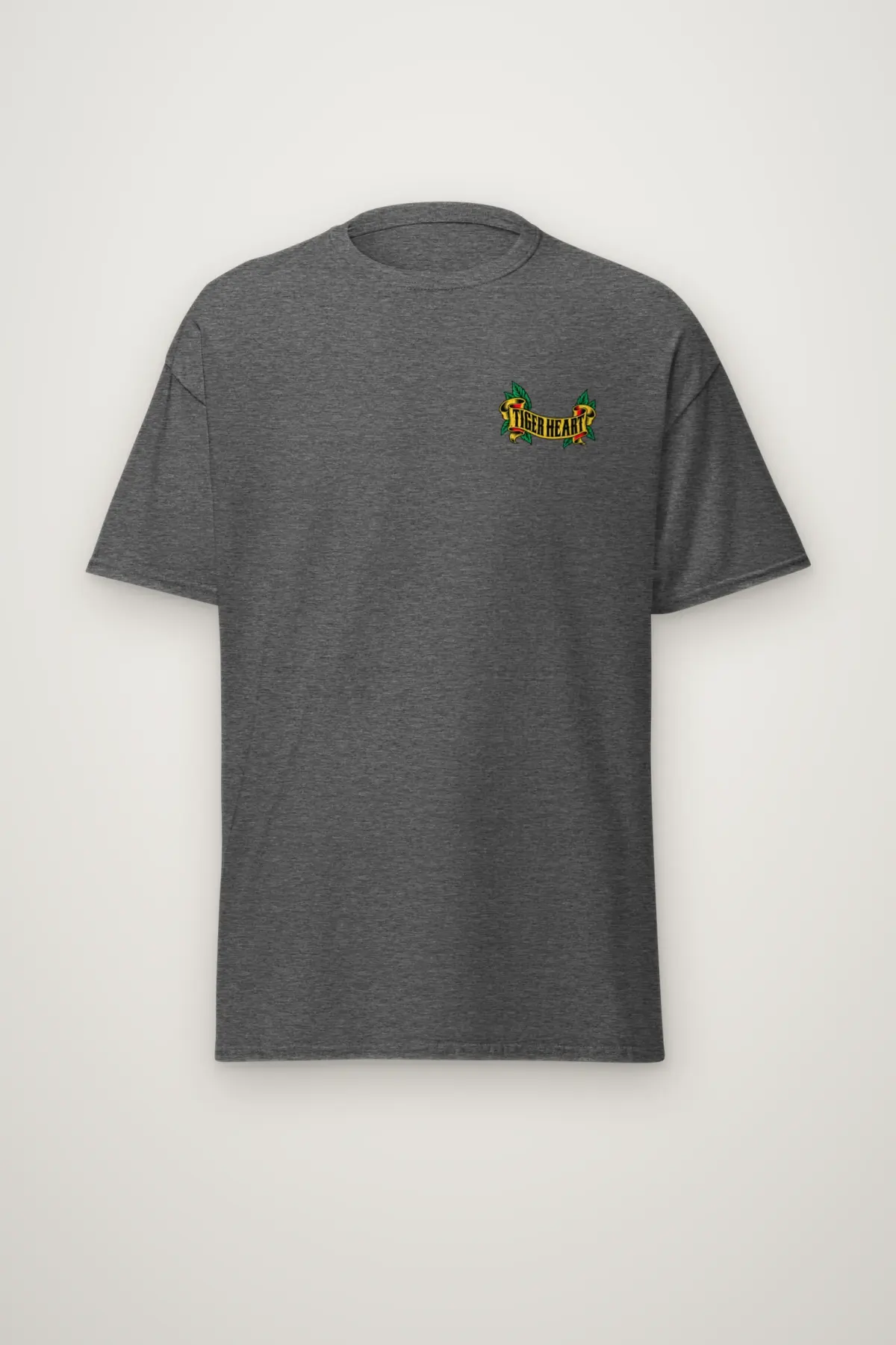 "Tiger Heart" Heavyweight Unisex Crewneck T-shirt
