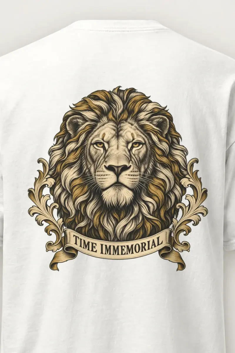 "Time Immemorial" Heavyweight Unisex Crewneck T-shirt