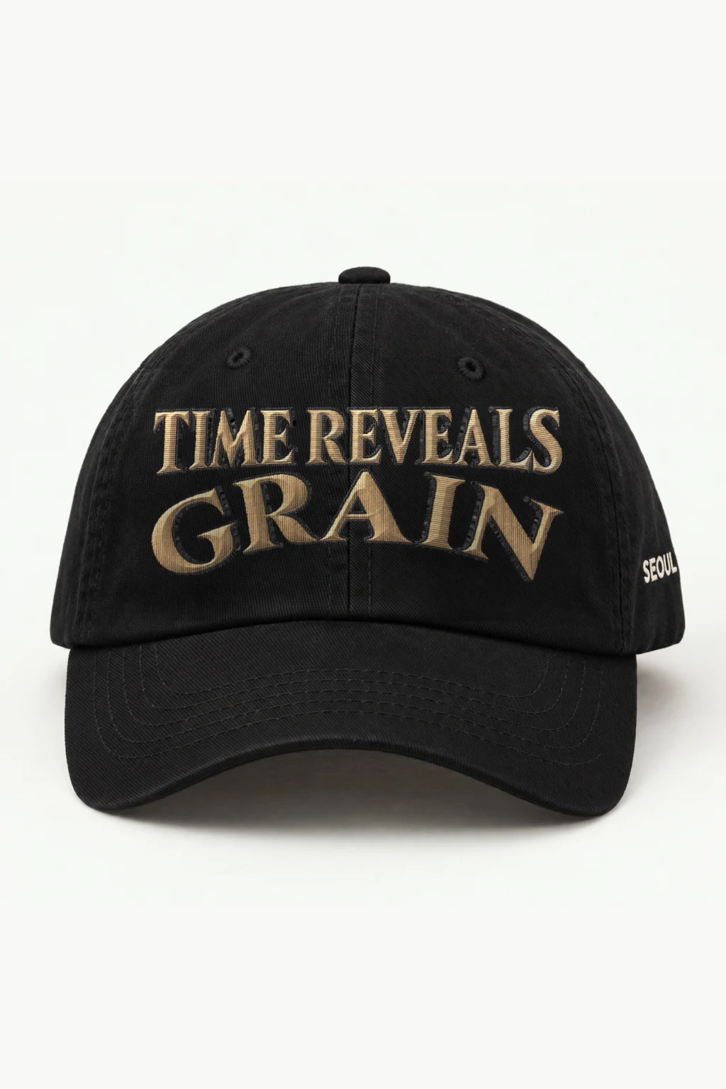 "Time Reveals Grain" Classic Dad Hat · Embroidered