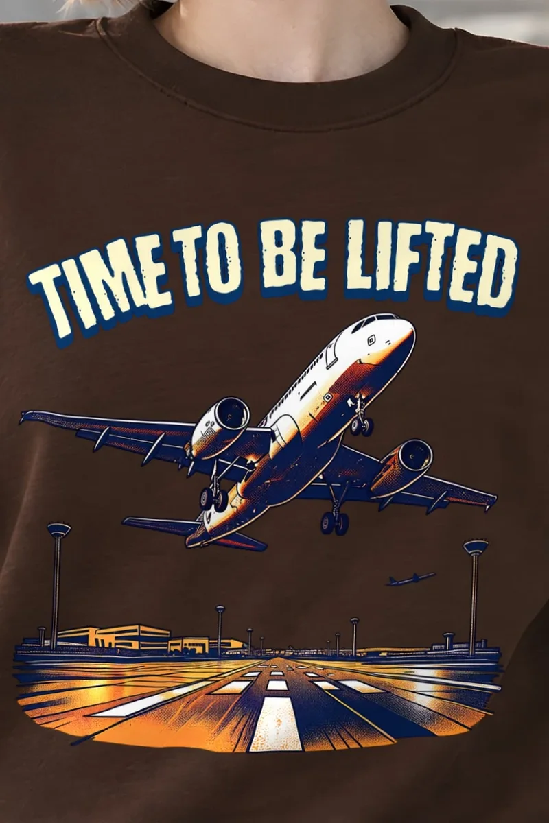"Time To Be Lifted" Heavy Blend Unisex Crewneck Sweatshirt