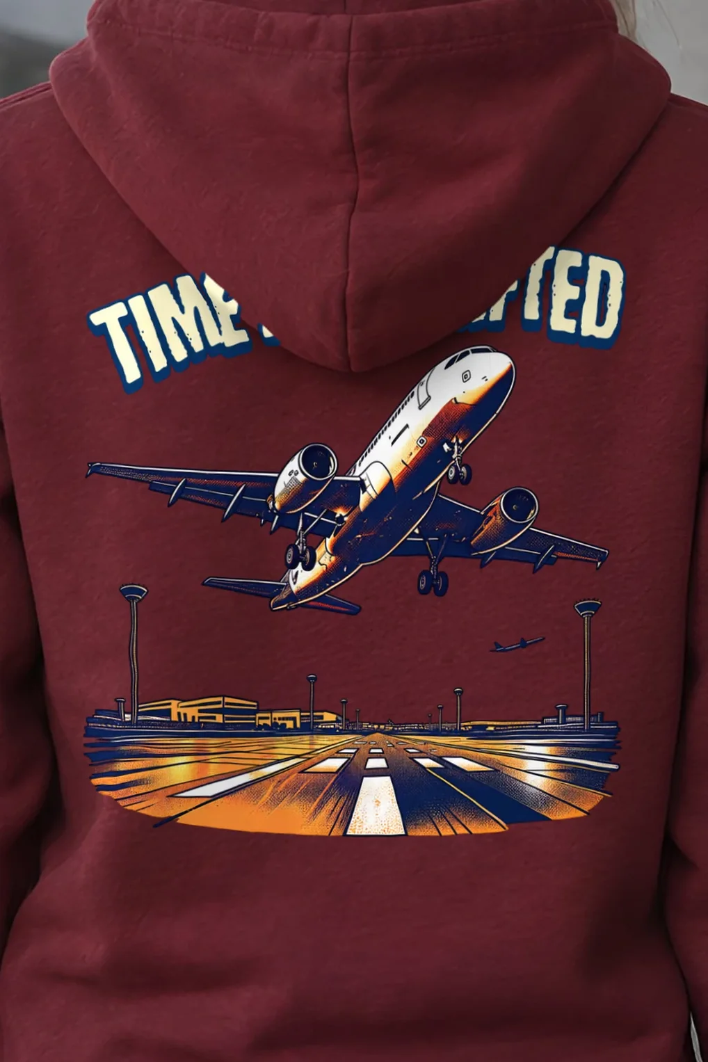"Time To Be Lifted" 1 Pullover Hoodie - the graphic up close