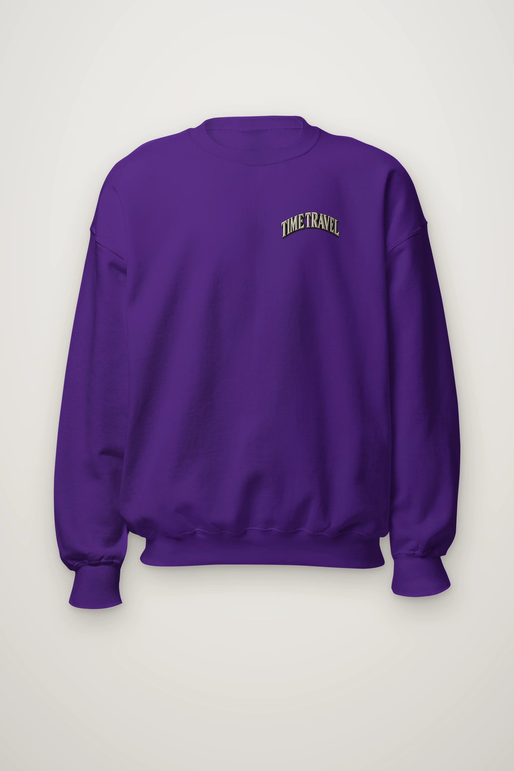 "Time Travel Return by Dinner" Heavy Blend Unisex Crewneck Sweatshirt