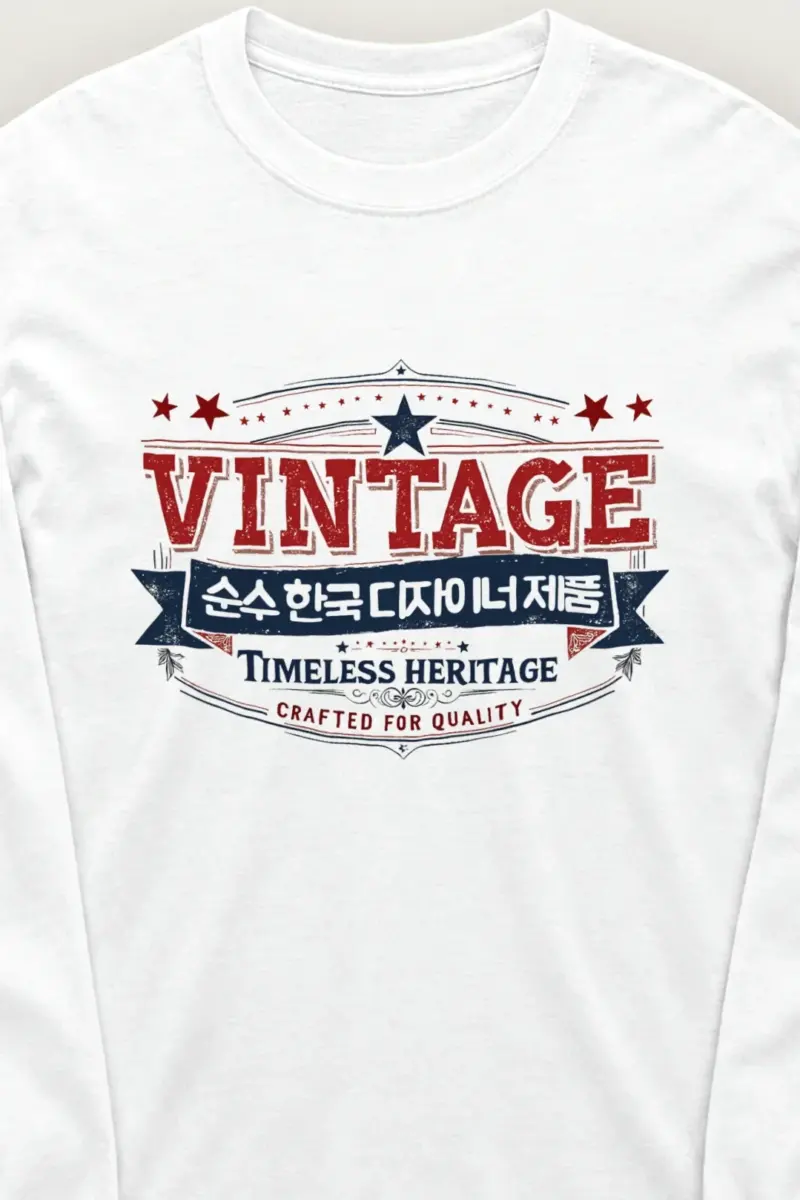 "Timeless Heritage Badge" Unisex Longsleeve T-shirt