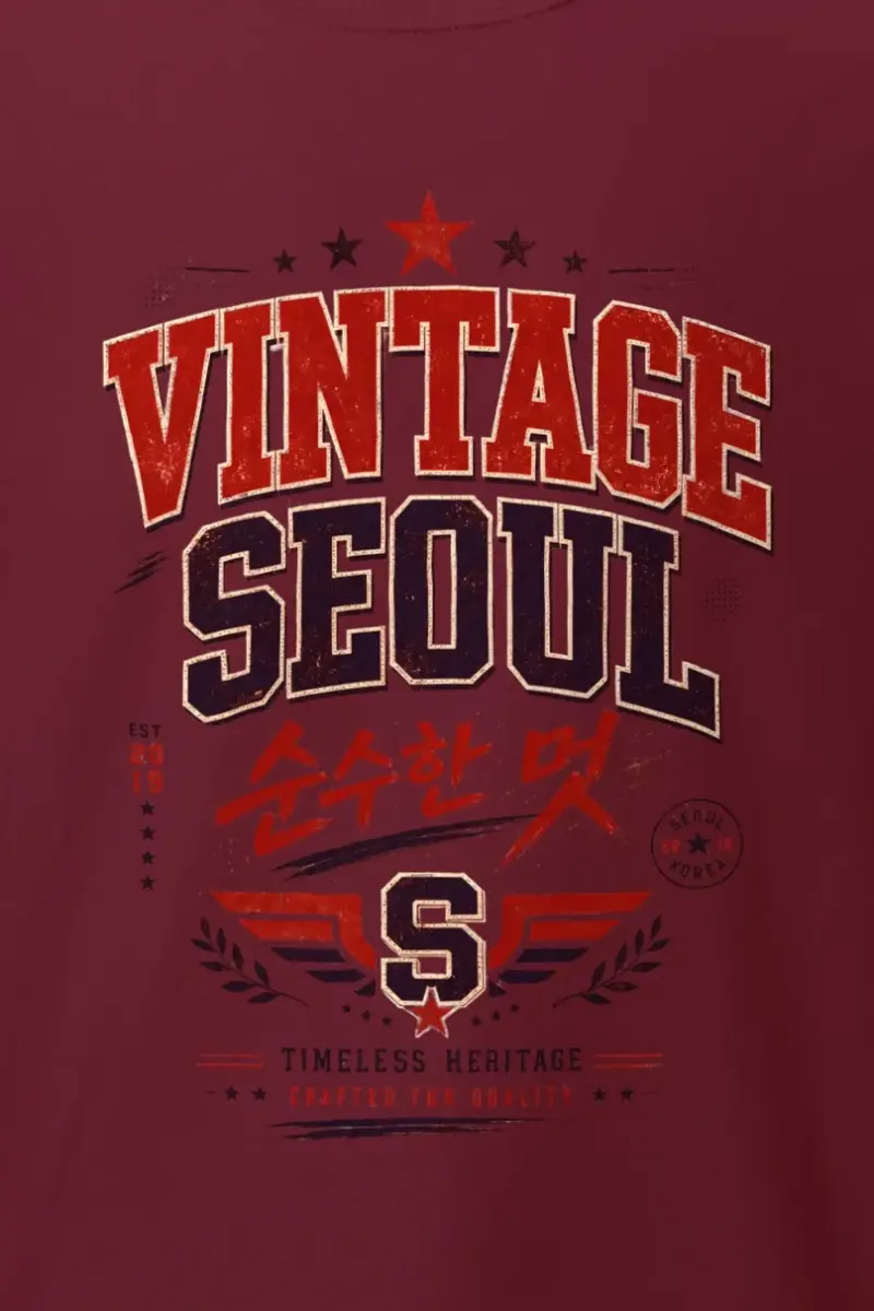 "Timeless Heritage Crest" Heavyweight Unisex Crewneck T-shirt