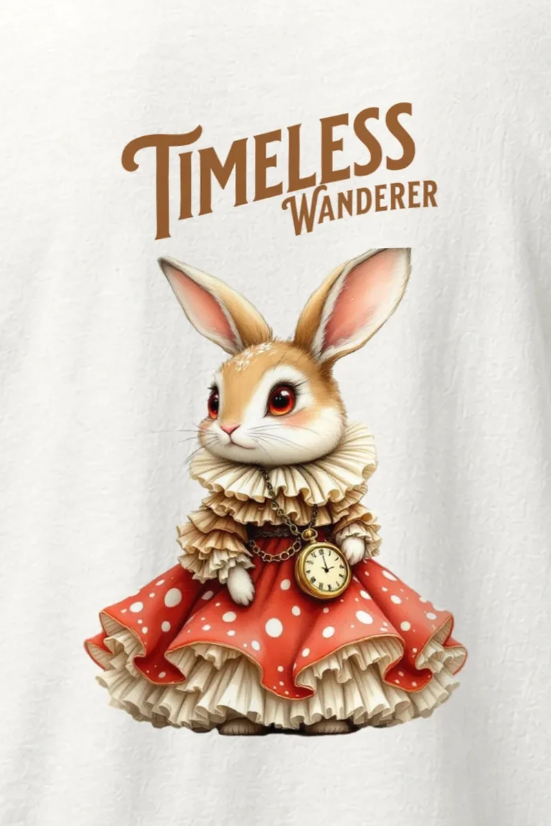 "Timeless Wanderer" Heavyweight Unisex Crewneck T-shirt