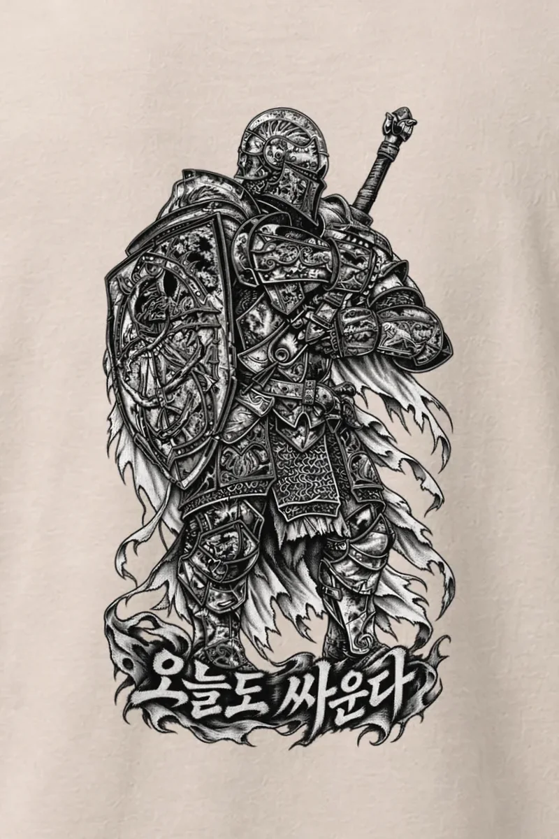 "Today I Fight" Heavyweight Unisex Crewneck T-shirt