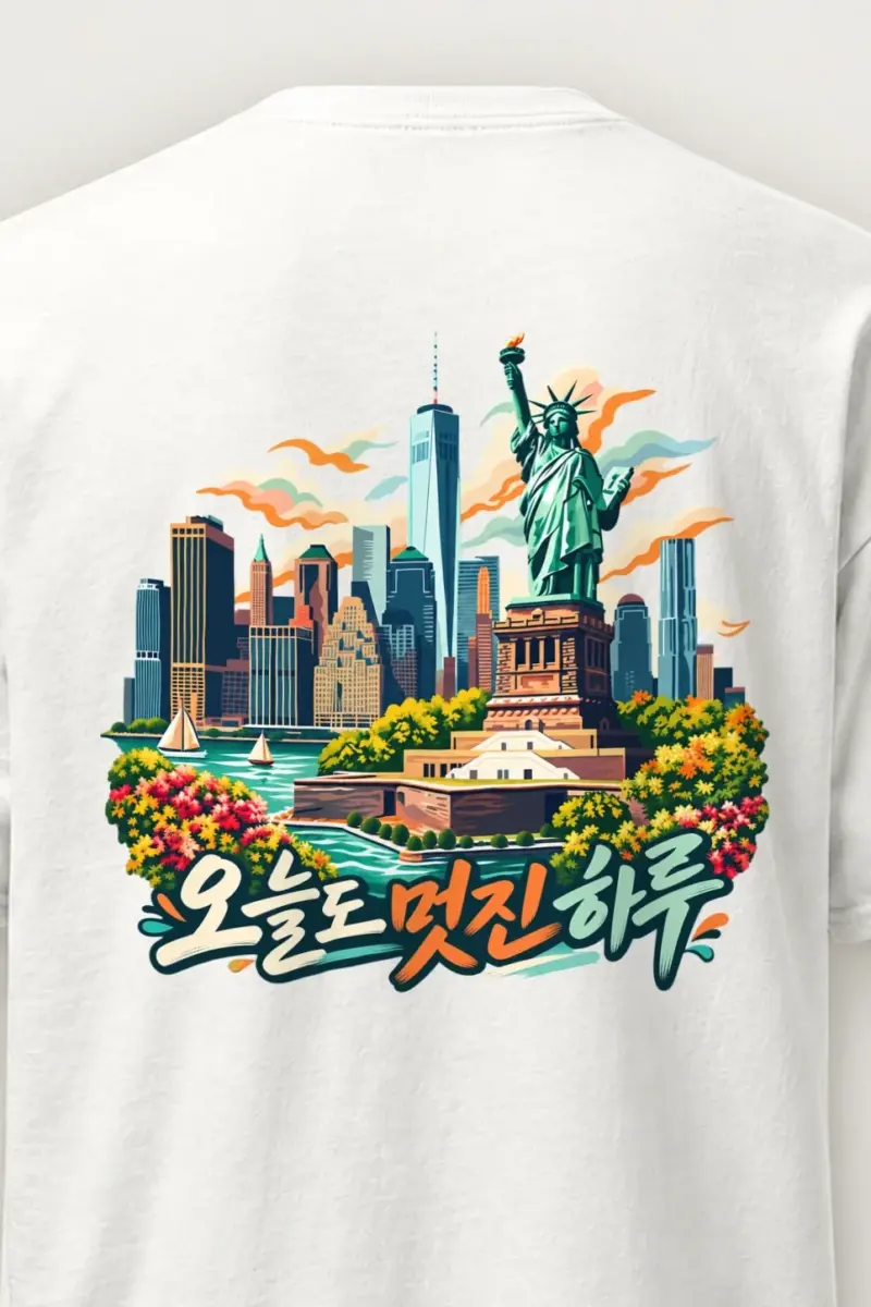 "Today’s Great Day" Heavyweight Unisex Crewneck T-shirt