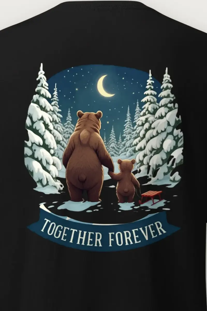 "Together Forever" Heavyweight Unisex Crewneck T-shirt