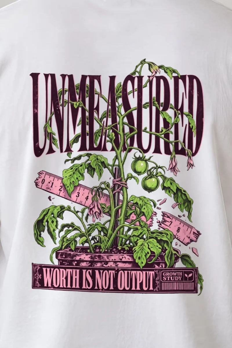 "Tomato Growth Study" Unisex Longsleeve T-shirt - the graphic up close