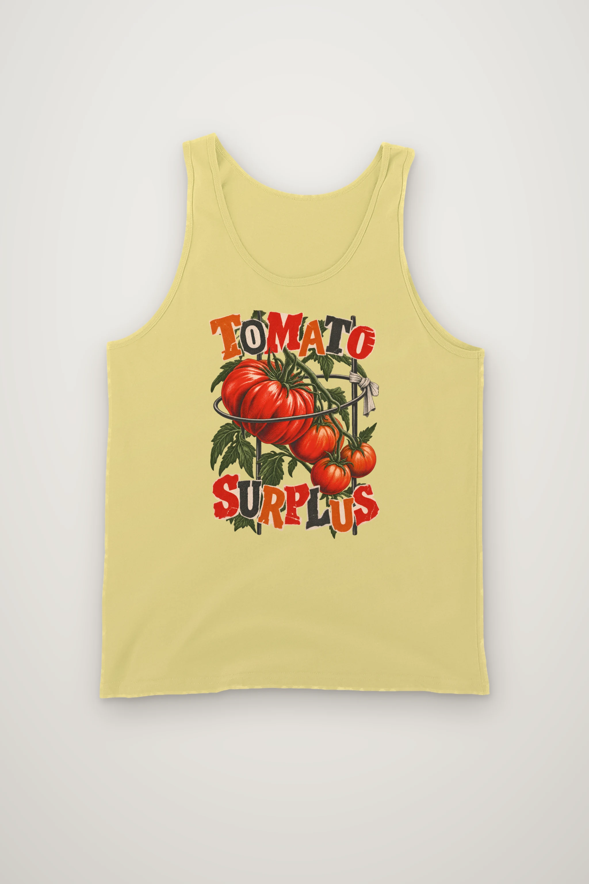 "Tomato Surplus" Unisex Jersey Tank