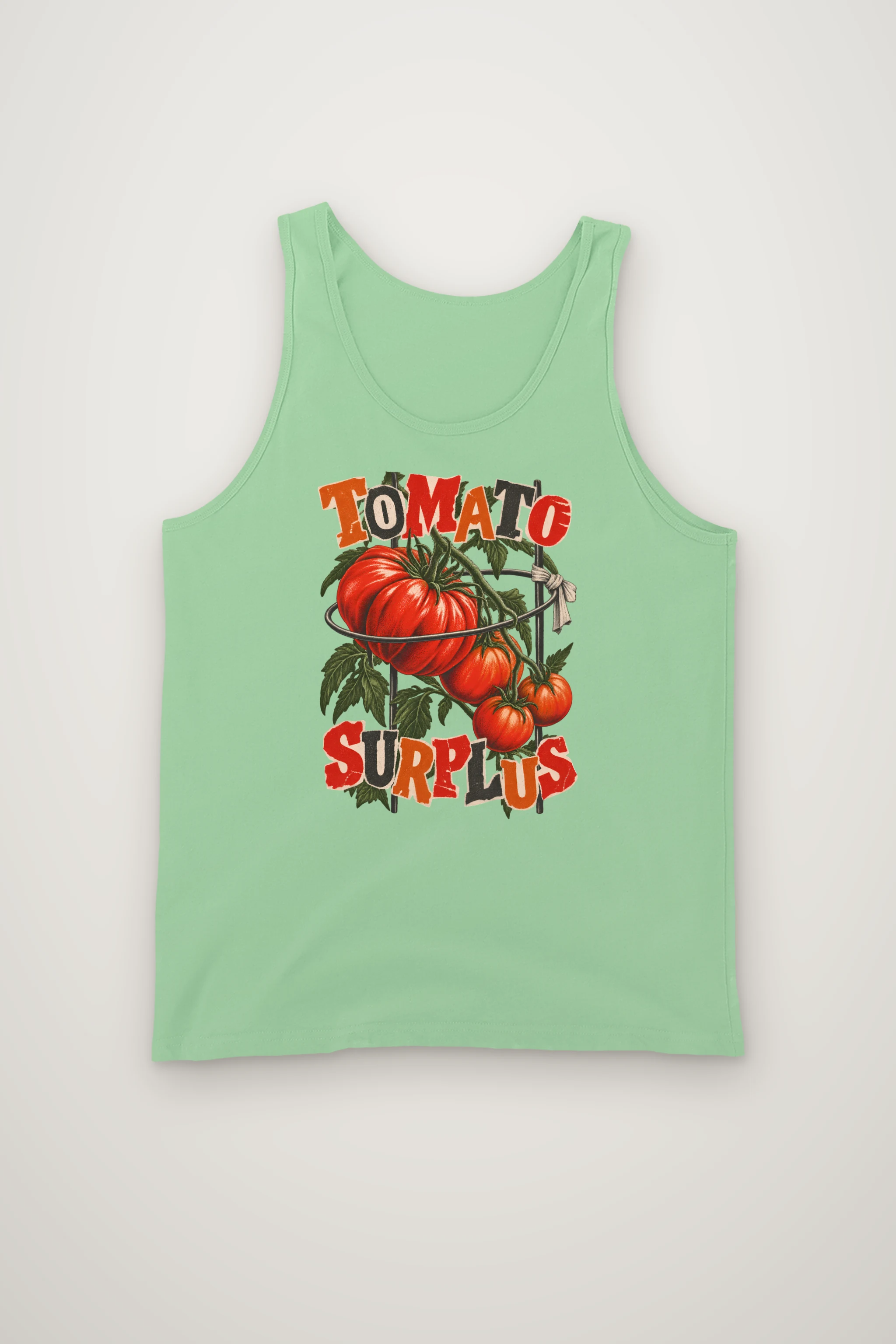 "Tomato Surplus" Unisex Jersey Tank