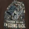"Tomorrow Was Good, I'm Going Back" Heavy Blend Unisex Pullover Hoodie