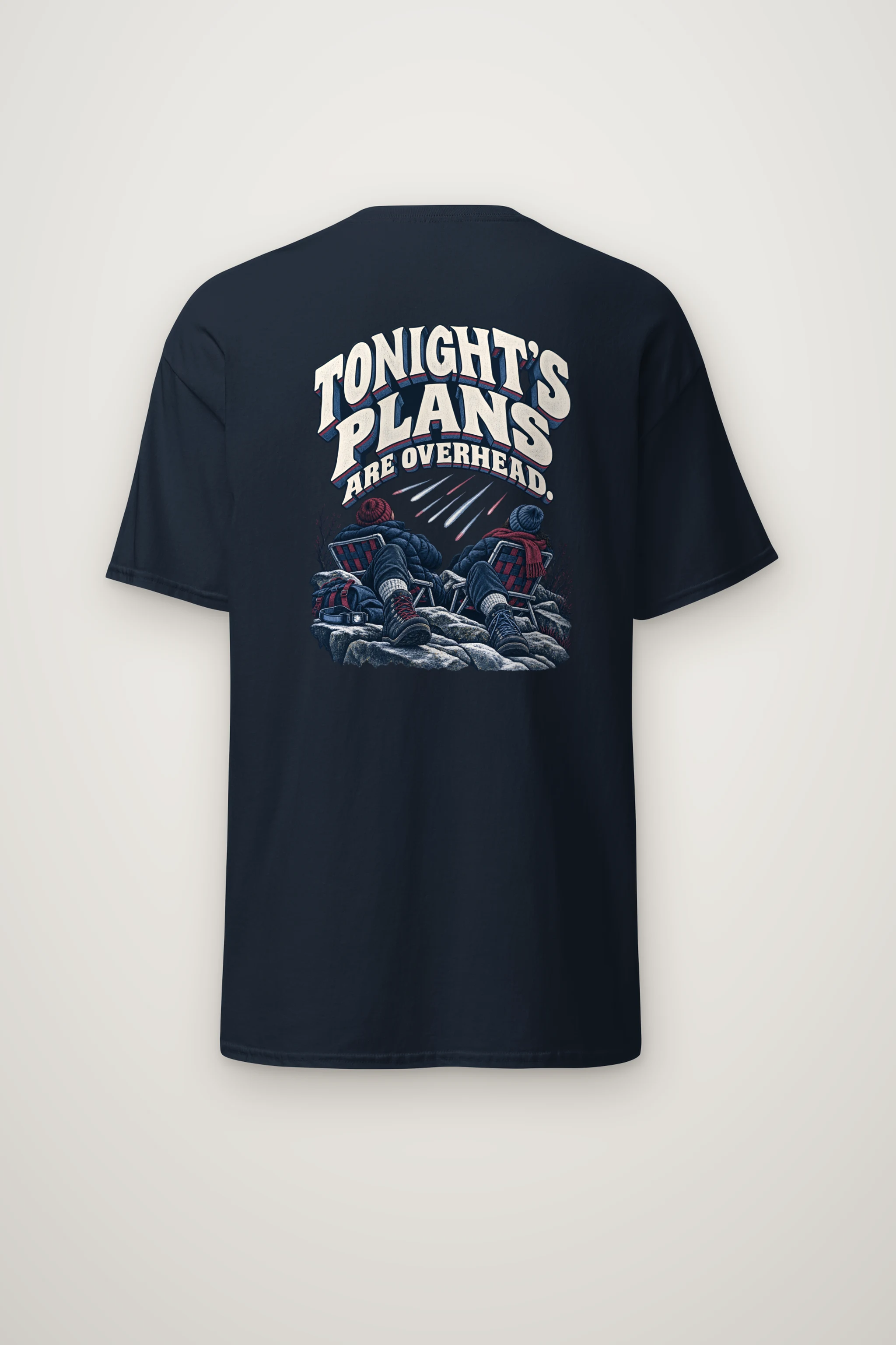 "Tonight's Plans Are Overhead" Heavyweight Unisex Crewneck T-shirt