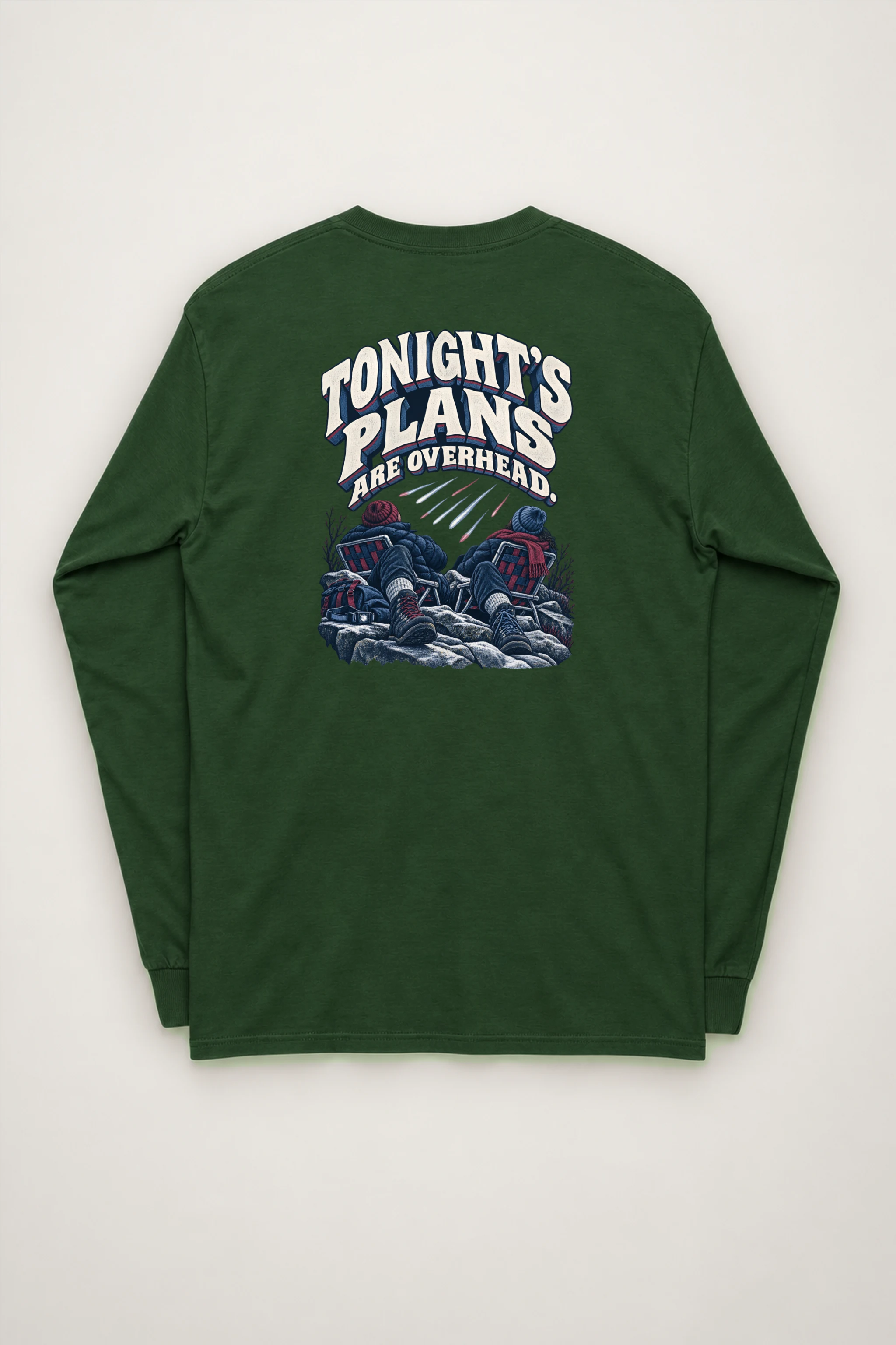 "Tonight's Plans Are Overhead" Unisex Longsleeve T-shirt