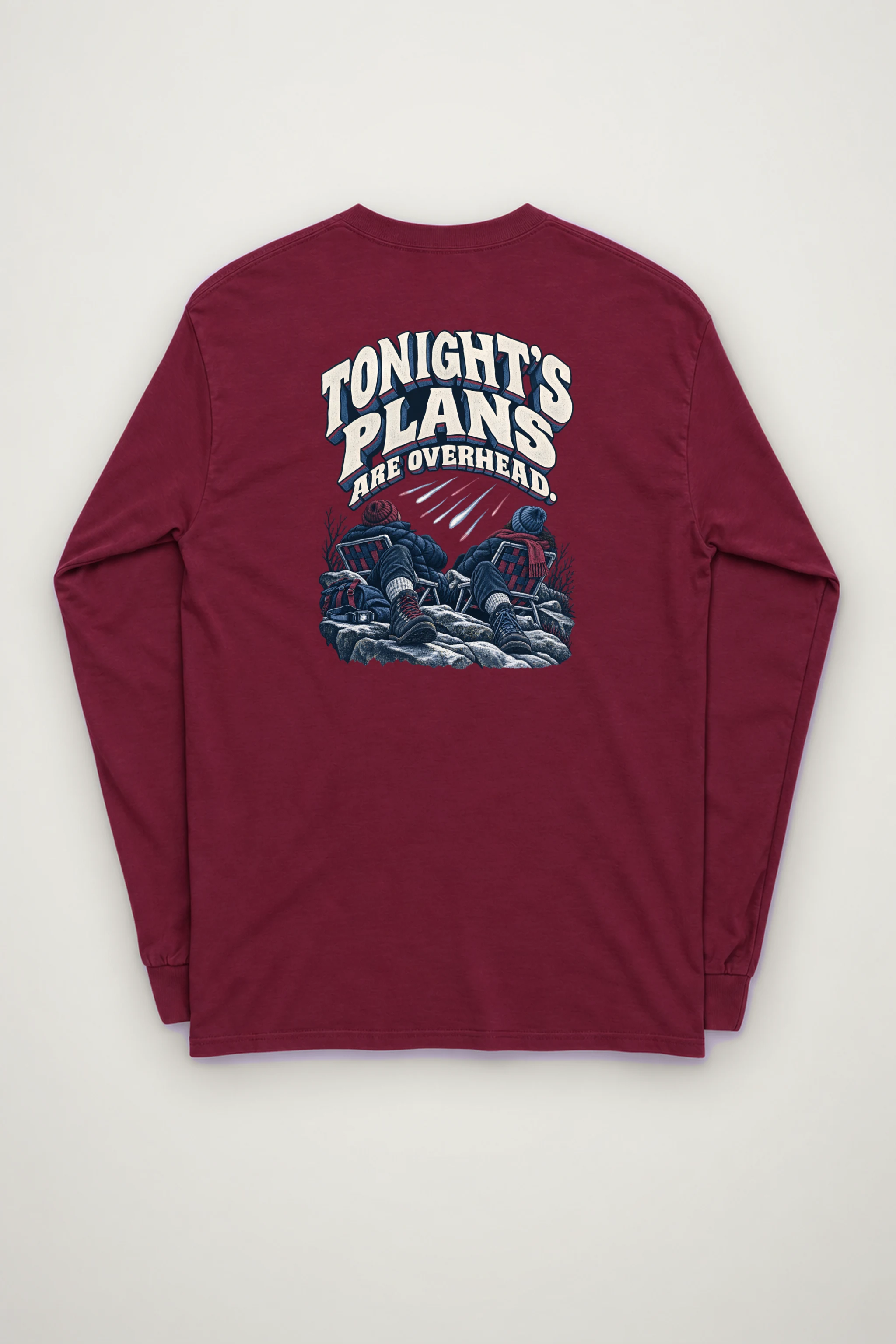 "Tonight's Plans Are Overhead" Unisex Longsleeve T-shirt