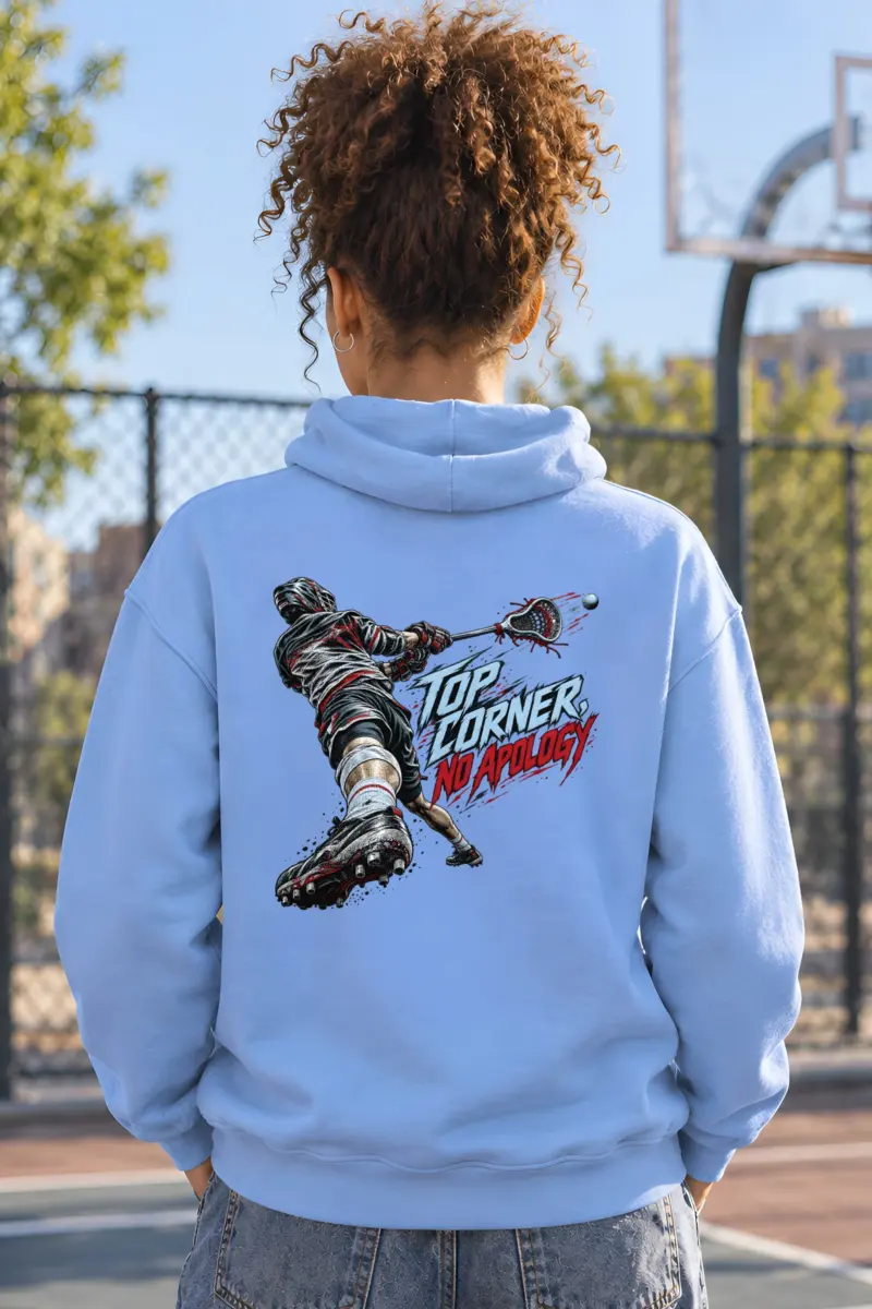 "Top Corner, No Apology" Heavy Blend Unisex Pullover Hoodie