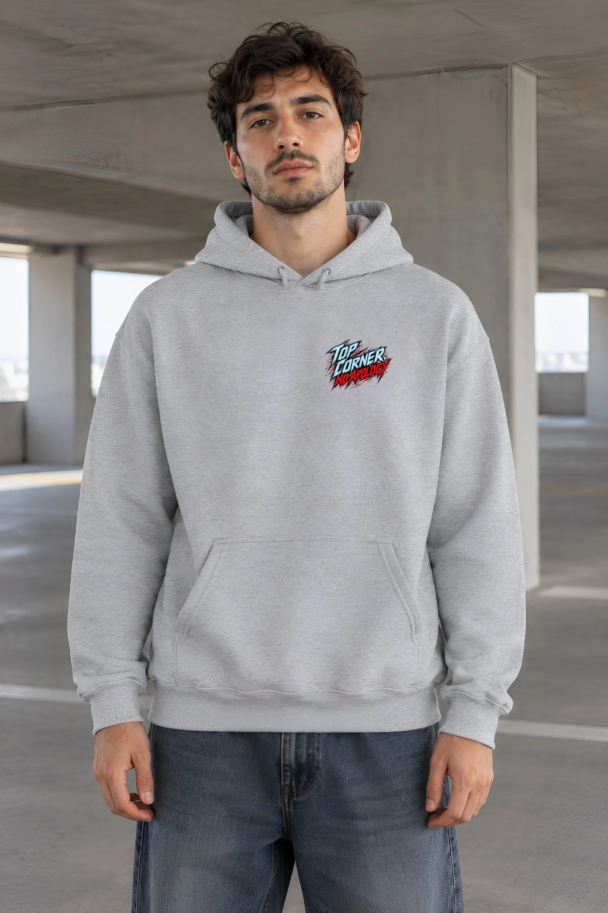 "Top Corner, No Apology" Heavy Blend Unisex Pullover Hoodie