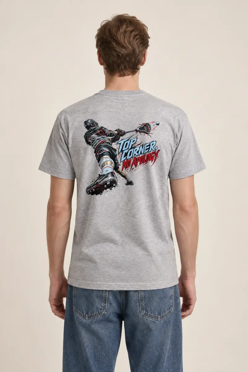 "Top Corner, No Apology" Heavyweight Unisex Crewneck T-shirt