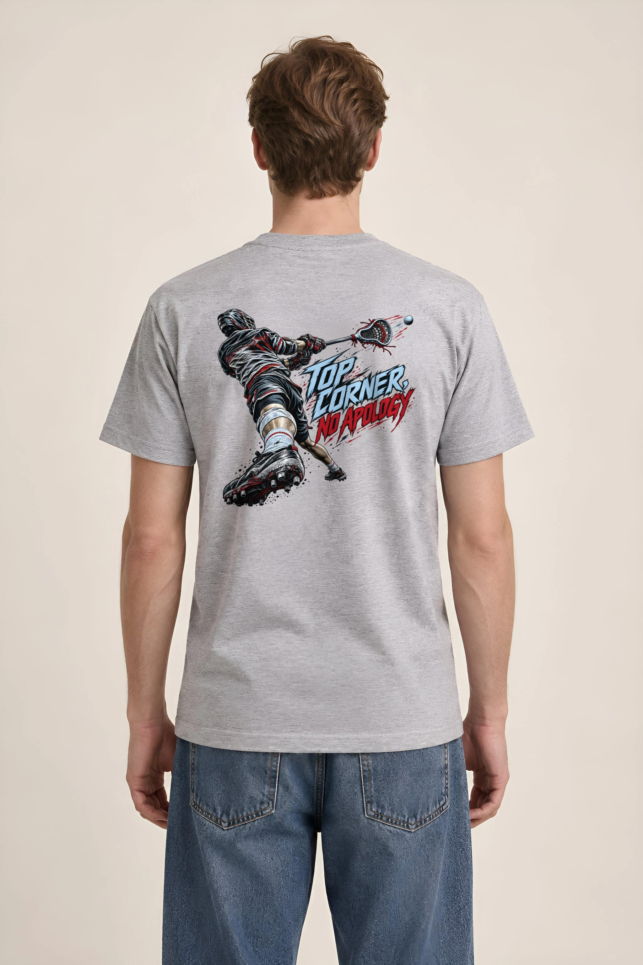 "Top Corner, No Apology" Heavyweight Unisex Crewneck T-shirt
