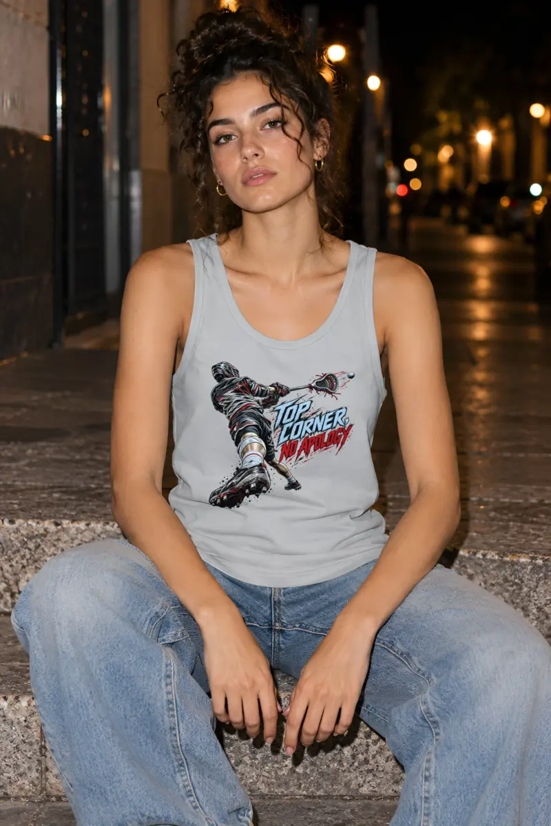"Top Corner, No Apology" Unisex Jersey Tank