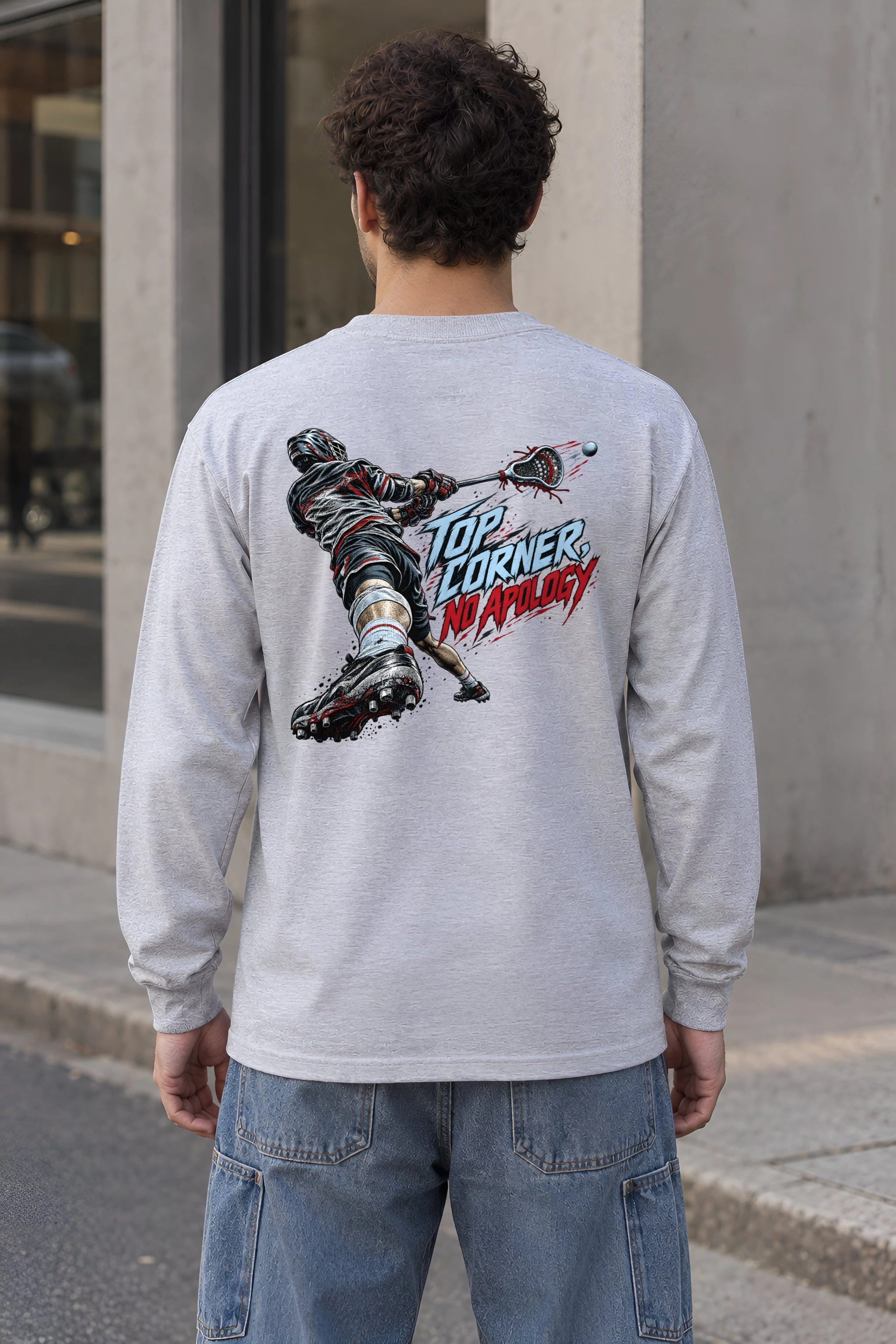 "Top Corner, No Apology" Unisex Longsleeve T-shirt