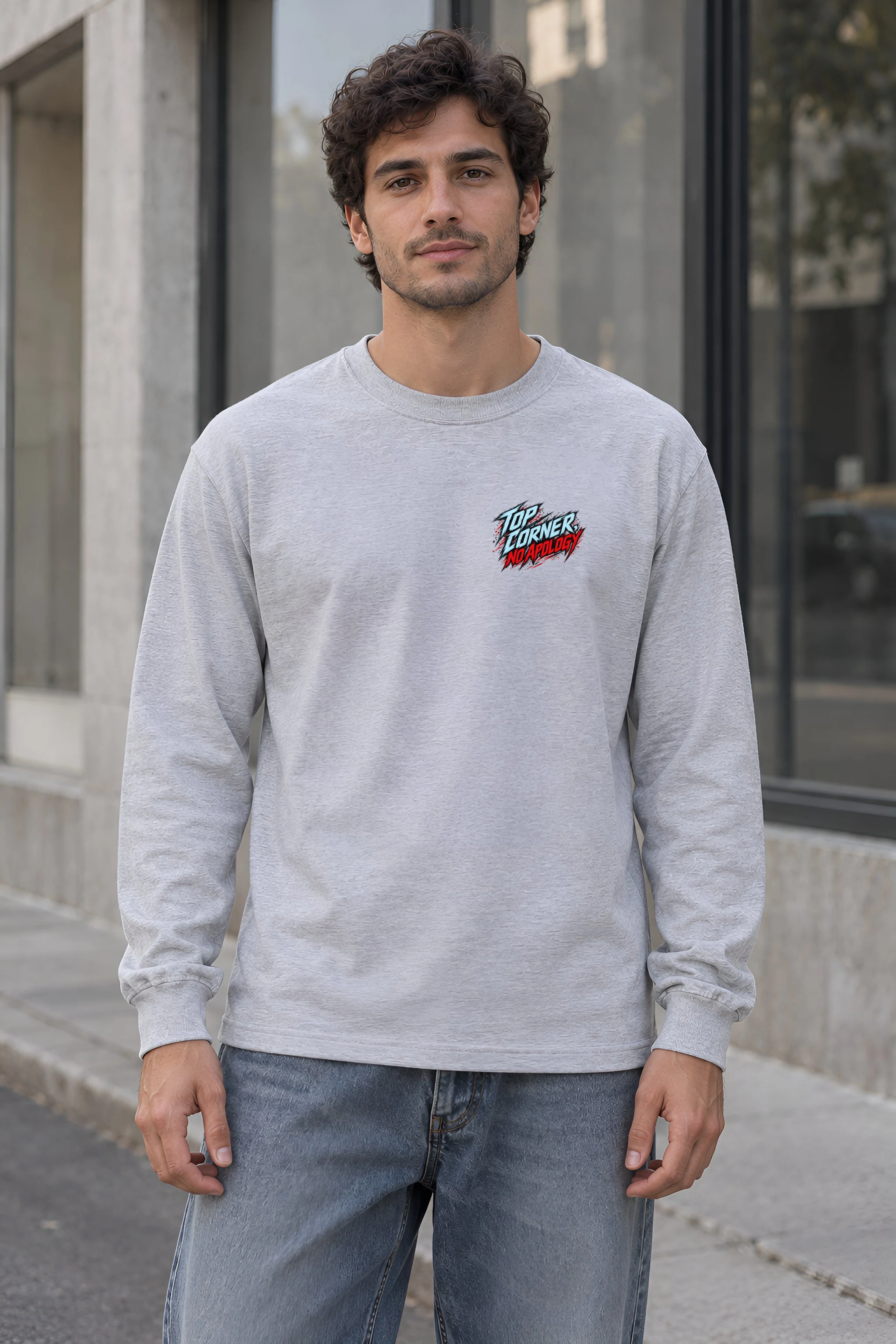 "Top Corner, No Apology" Unisex Longsleeve T-shirt