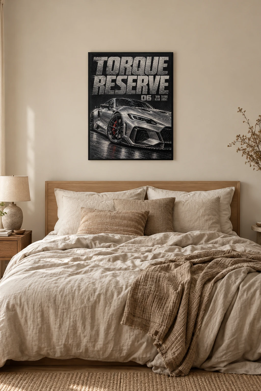 "Torque Reserve" Premium Wooden Framed Poster