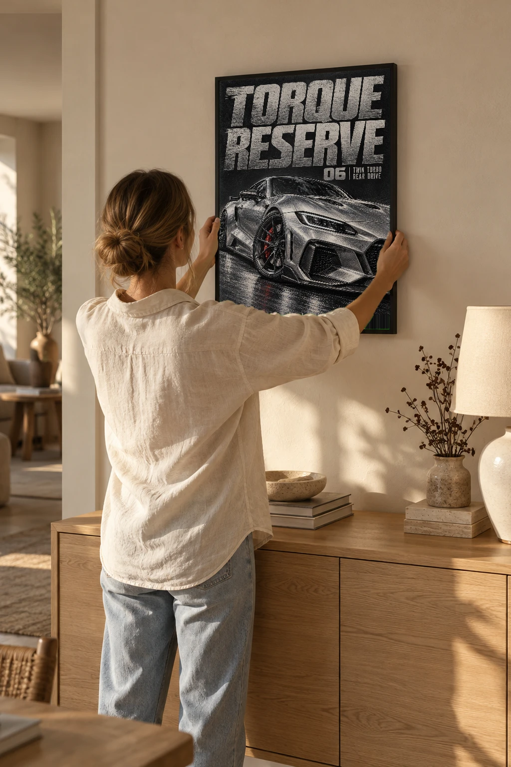 "Torque Reserve" Premium Wooden Framed Poster