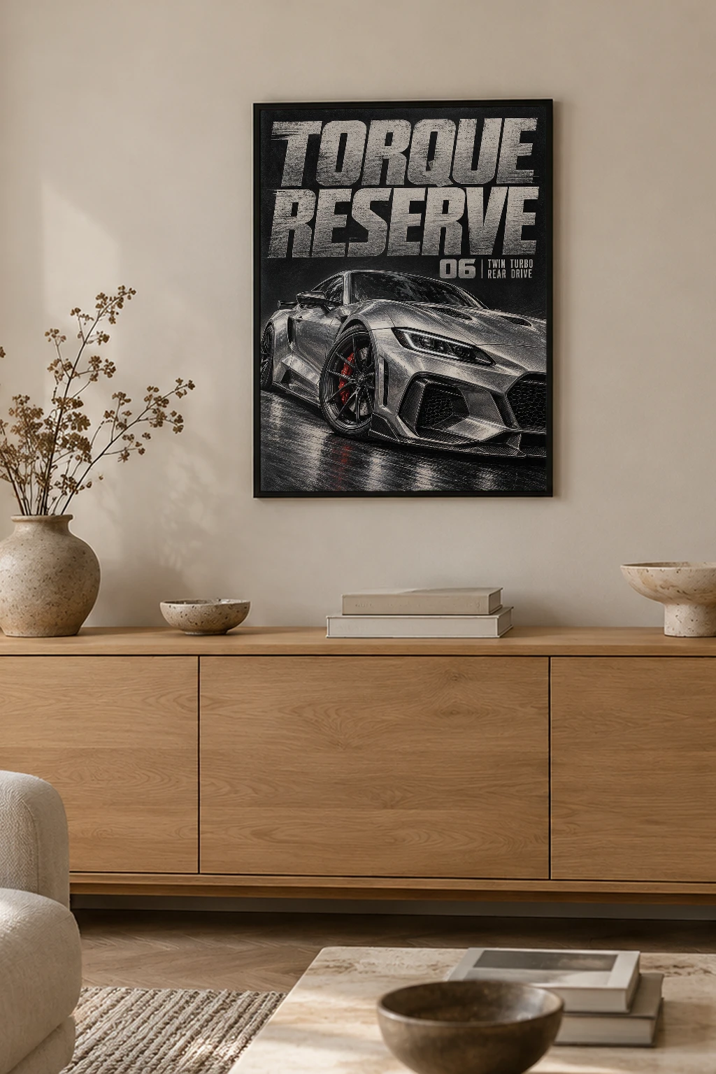 "Torque Reserve" Premium Wooden Framed Poster