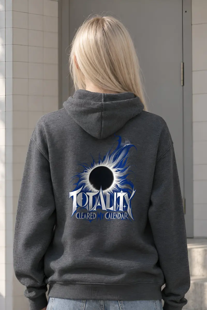 “Totality Cleared My Calendar” Heavy Blend Unisex Pullover Hoodie