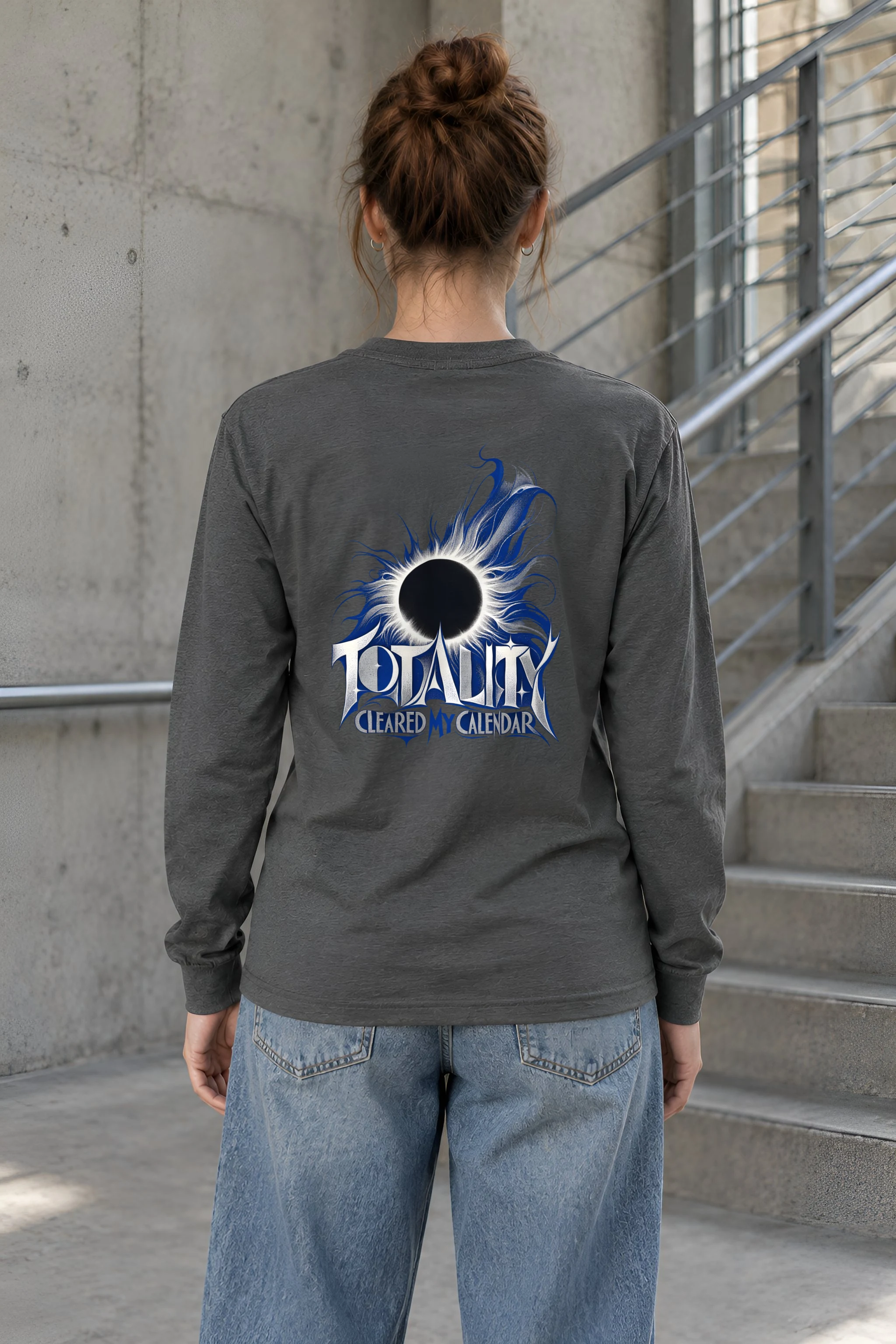 "Totality Cleared My Calendar" Unisex Longsleeve T-shirt