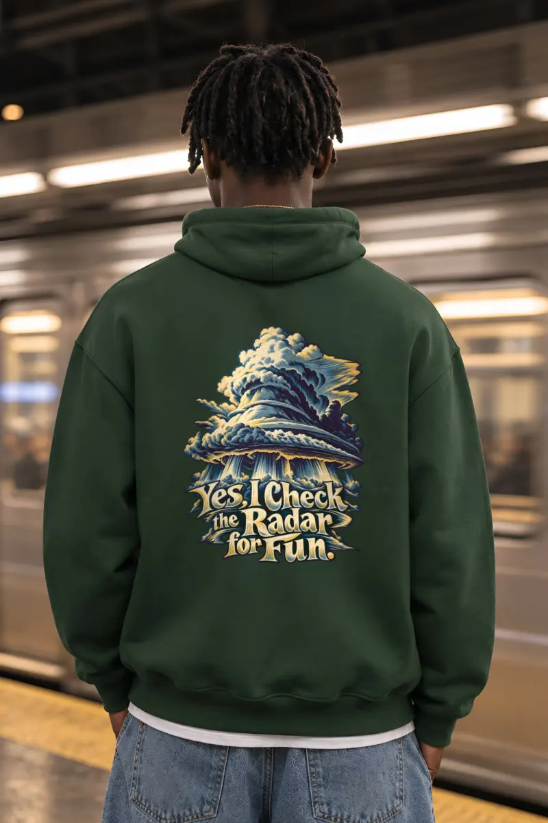 “Towering Storm Cloud” Heavy Blend Unisex Pullover Hoodie