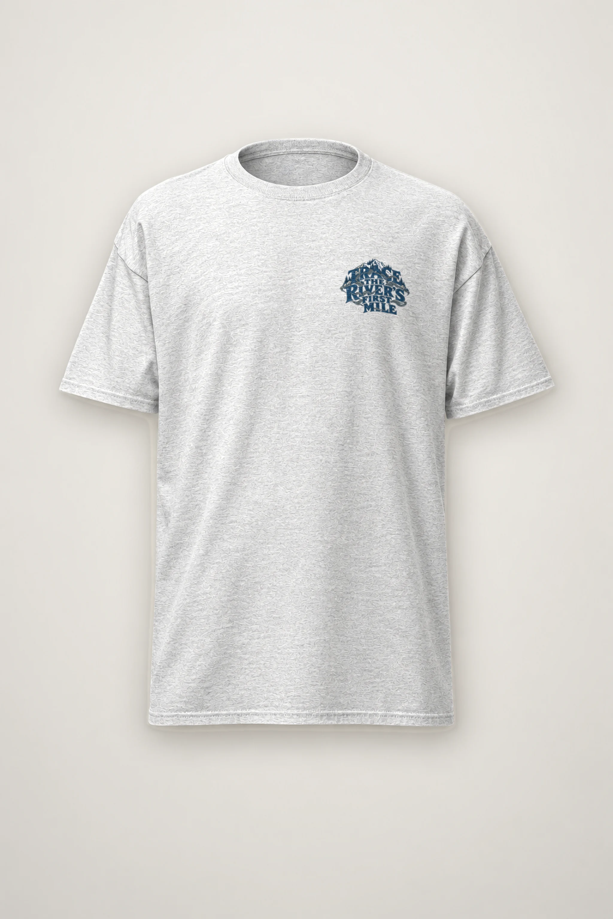 "Trace the River's First Mile" Heavyweight Unisex Crewneck T-shirt