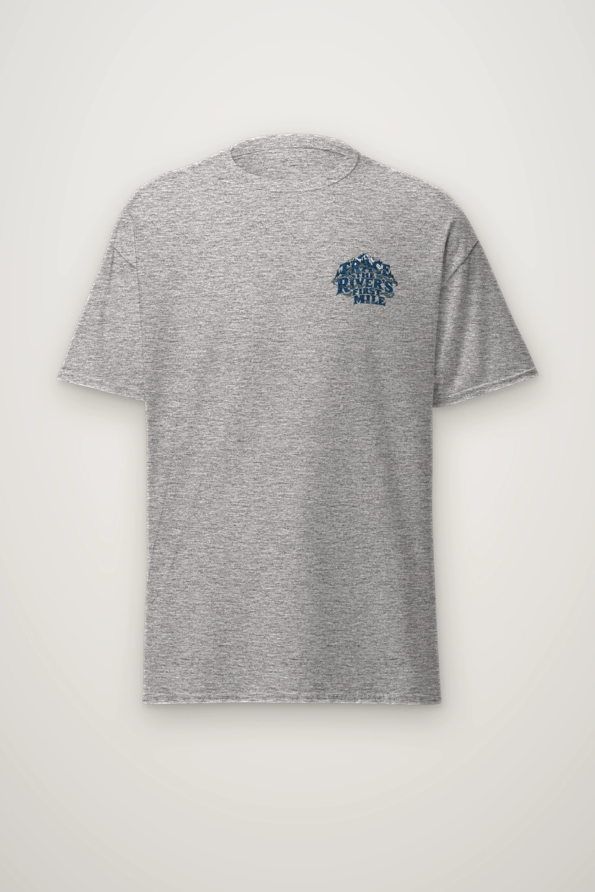 "Trace the River's First Mile" Heavyweight Unisex Crewneck T-shirt