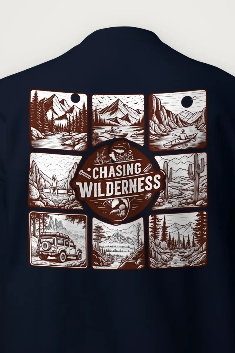 "Trailbound Emblem" Heavy Blend Unisex Crewneck Sweatshirt