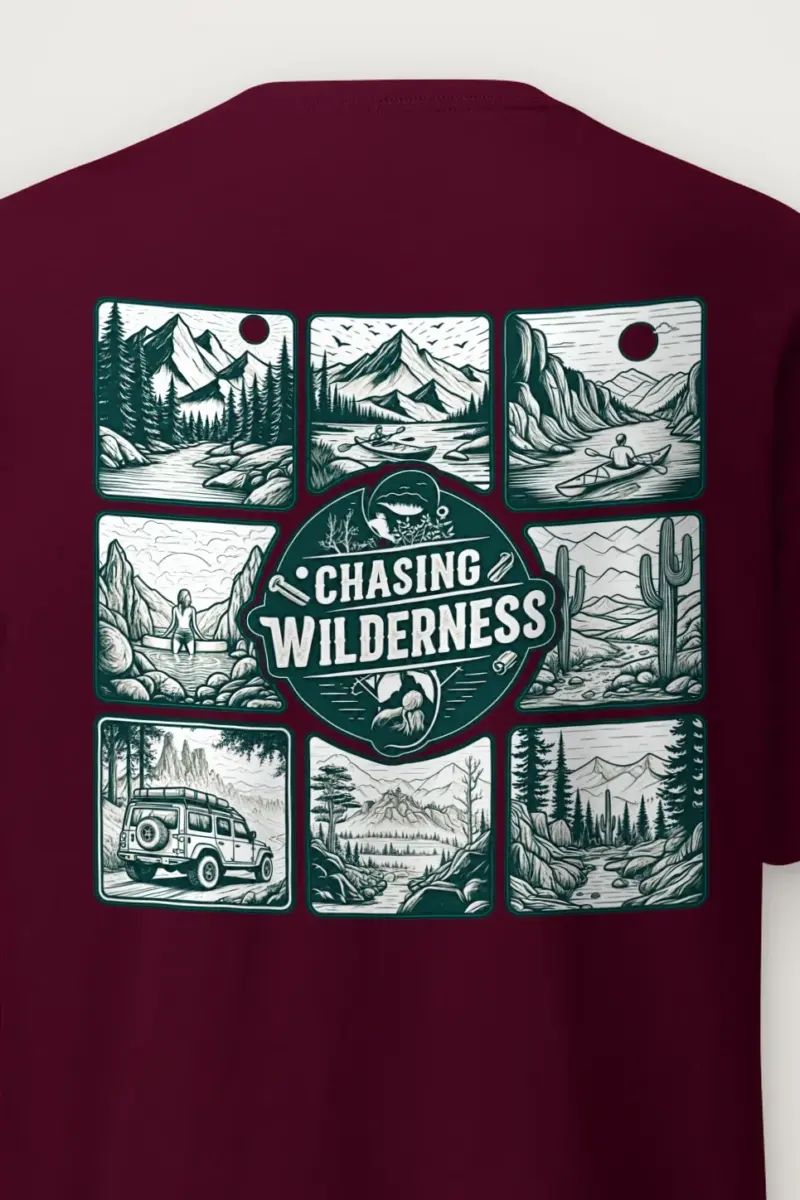 "Trailbound Heritage" Heavyweight Unisex Crewneck T-shirt