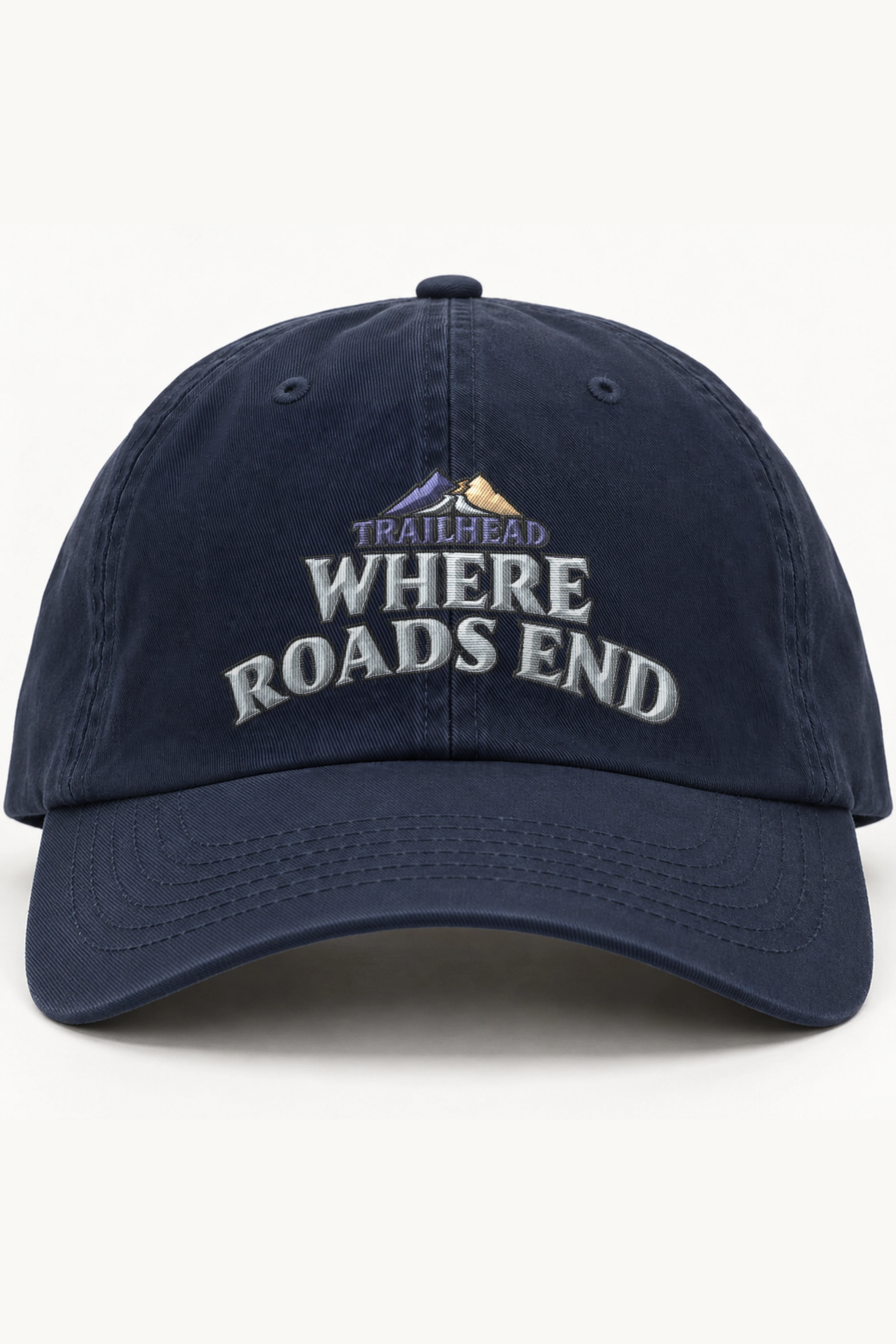 "Trailhead Where Roads End" Classic Dad Hat · Embroidered