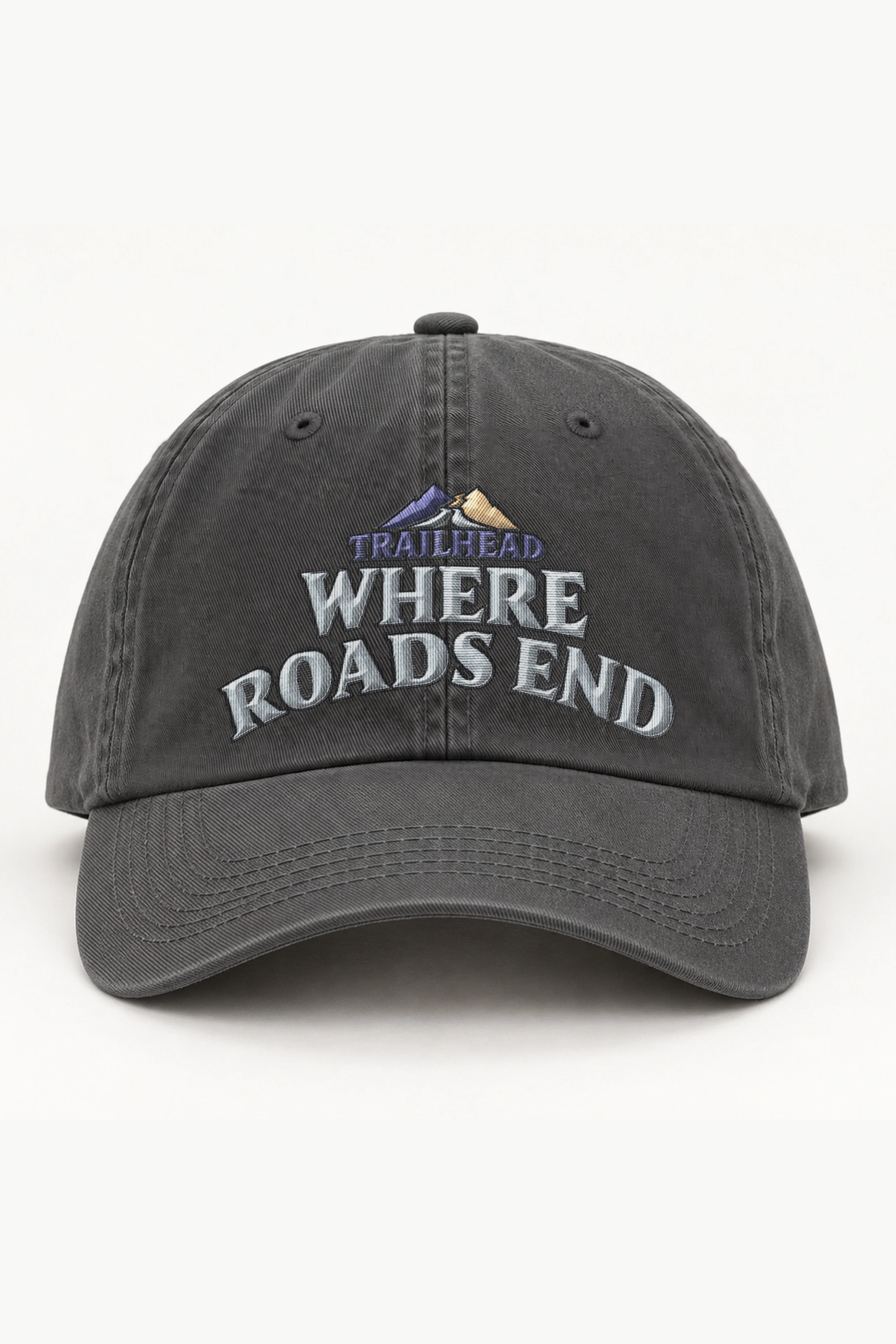 "Trailhead Where Roads End" Classic Dad Hat · Embroidered