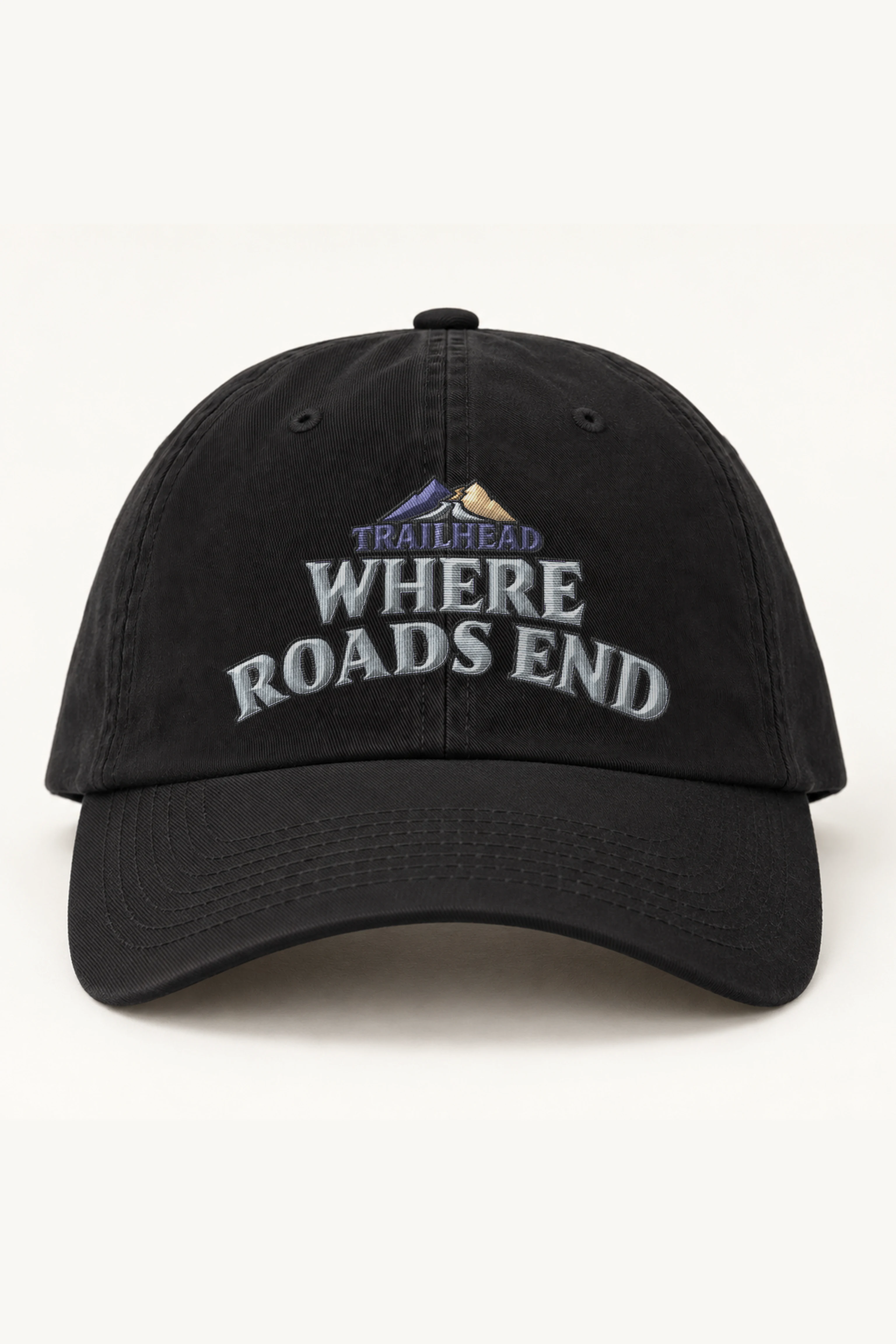 "Trailhead Where Roads End" Classic Dad Hat · Embroidered
