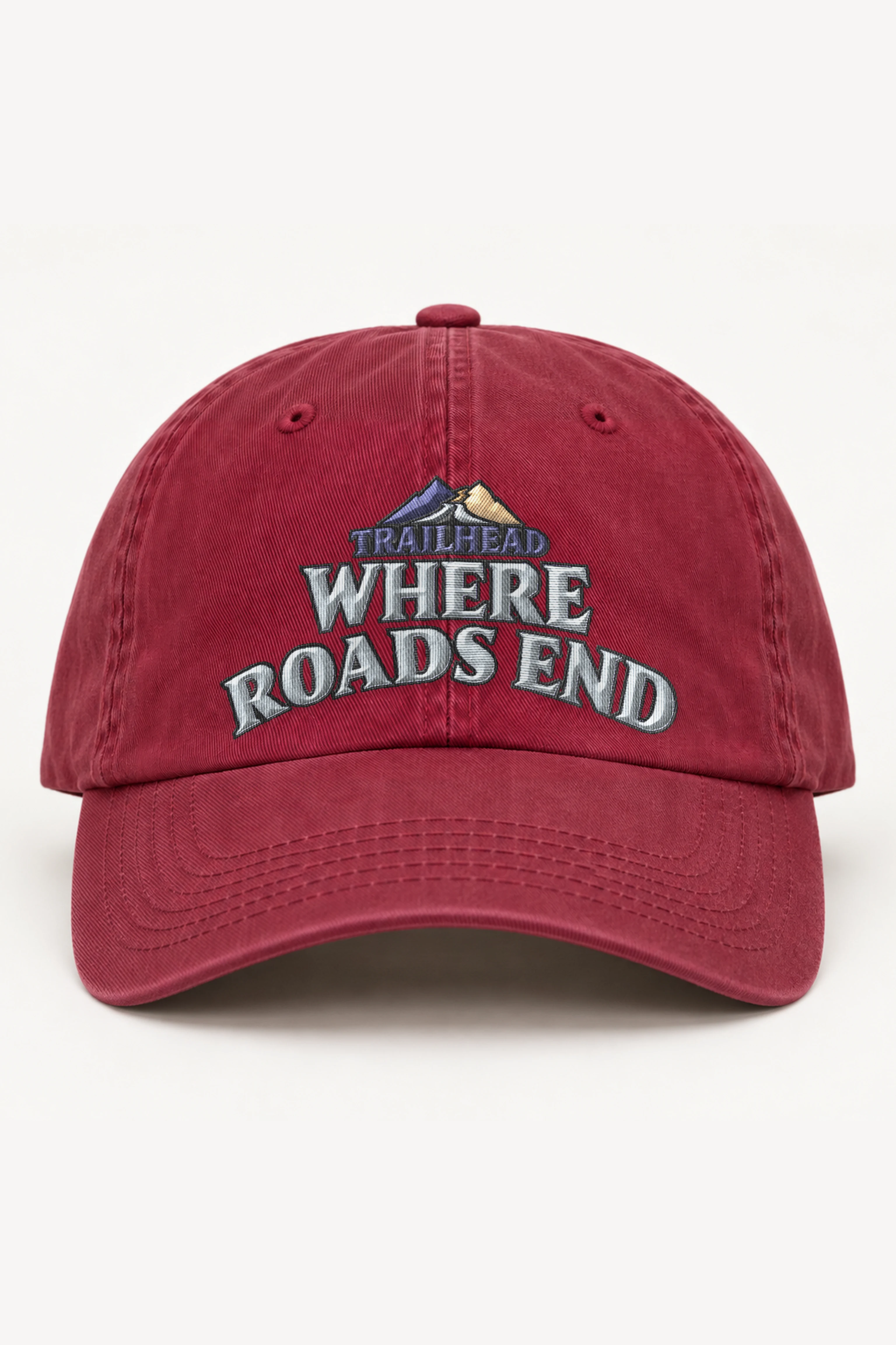 "Trailhead Where Roads End" Classic Dad Hat · Embroidered