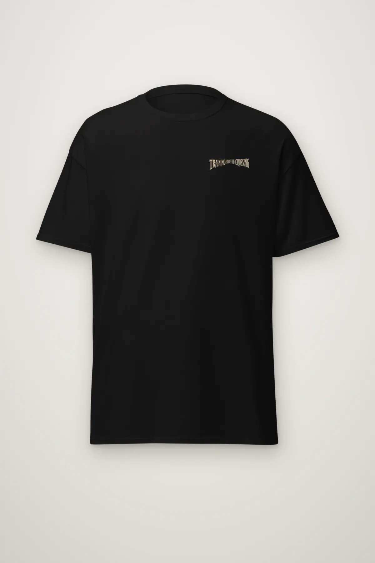 "Training for the Crossing" Heavyweight Unisex Crewneck T-shirt