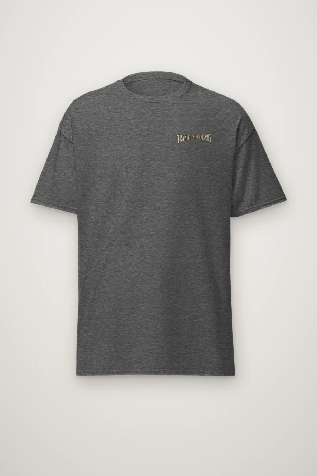 "Training for the Crossing" Heavyweight Unisex Crewneck T-shirt
