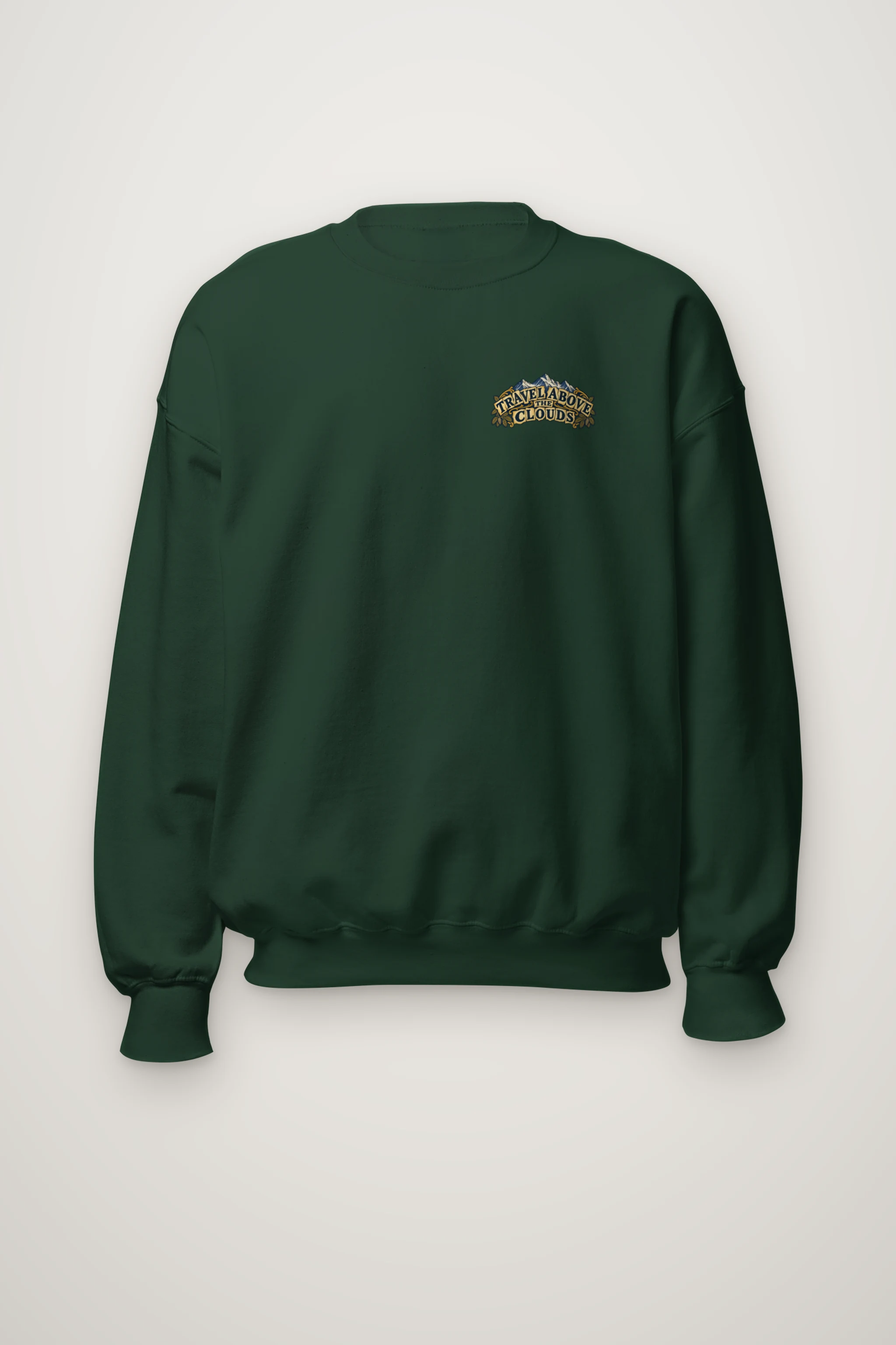 "Travel Above the Clouds" Heavy Blend Unisex Crewneck Sweatshirt