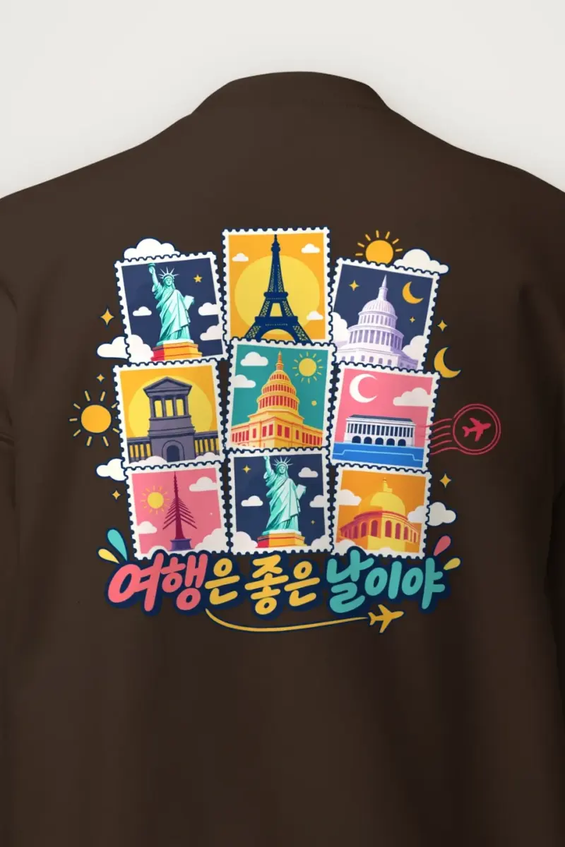 "Travel Is A Good Day" Heavy Blend Unisex Crewneck Sweatshirt