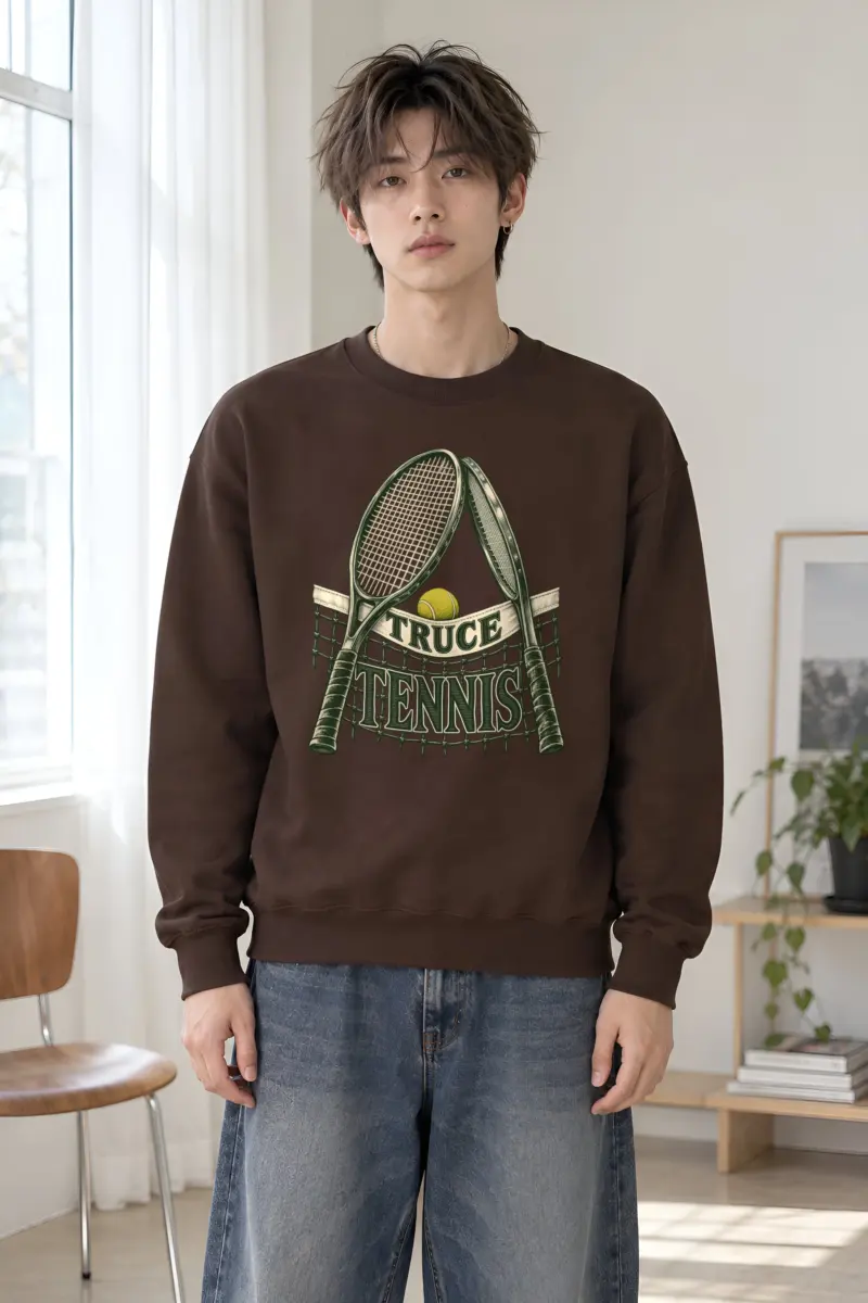 “Truce Tennis” Heavy Blend Unisex Crewneck Sweatshirt