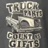 "Truck Parts Count As Gifts" Heavyweight Unisex Crewneck T-shirt