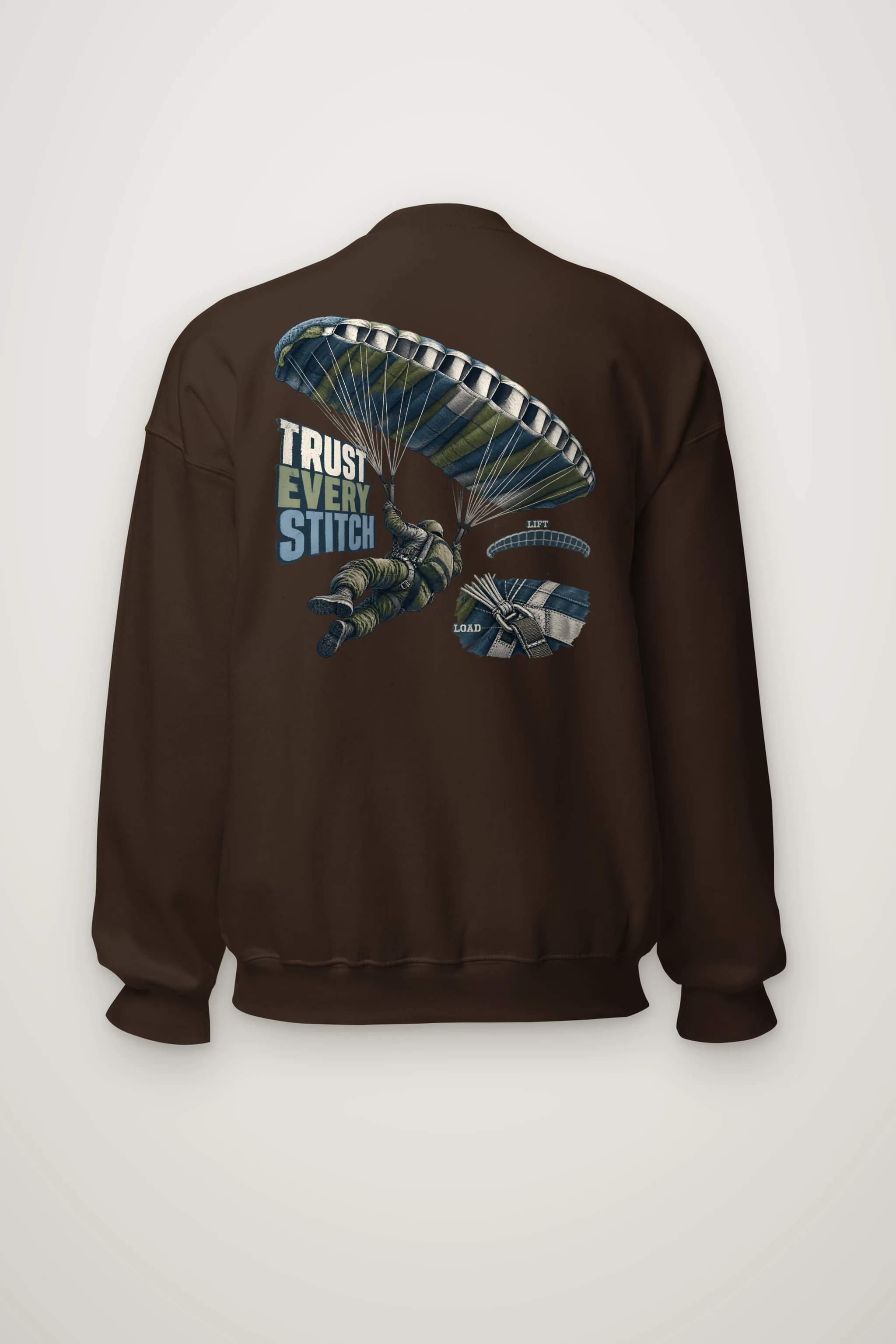 "Trust Every Stitch" Heavy Blend Unisex Crewneck Sweatshirt
